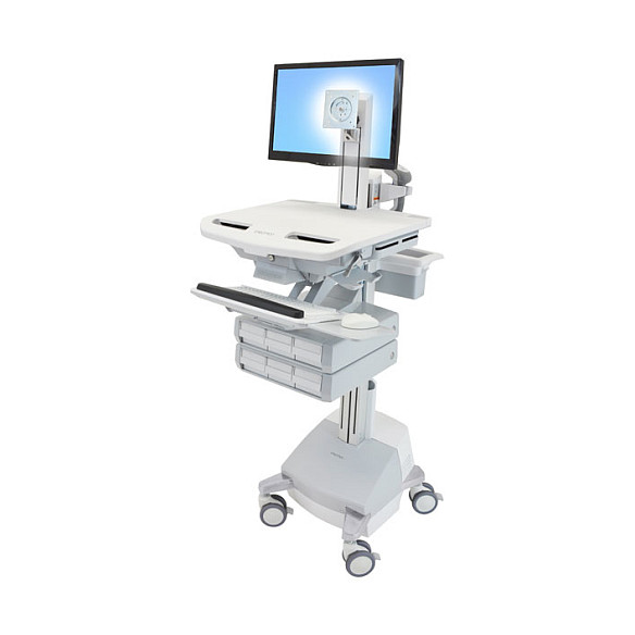 Medicinska kolica ERGOTRON StyleView SV42-6301-1 (LCD zglobna ruka, 6 ladica, SLA napajanje)-0