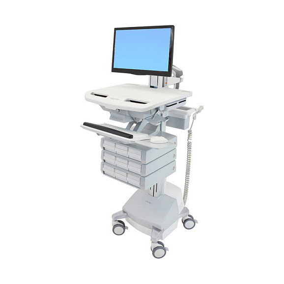 Medicinska kolica ERGOTRON StyleView SV44-1291-1 (s nosačem za LCD, 9 ladica, SLA napajanje)-0
