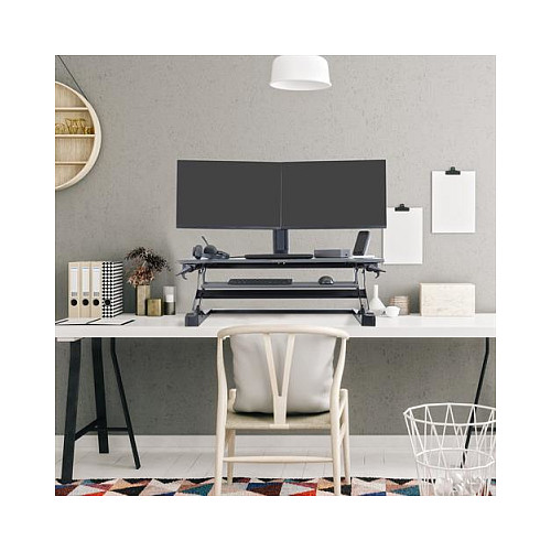 Stolna podesiva radna stanica ERGOTRON WorkFit-TL (crna, nosivost 18.1 kg, 95x64 cm)-4