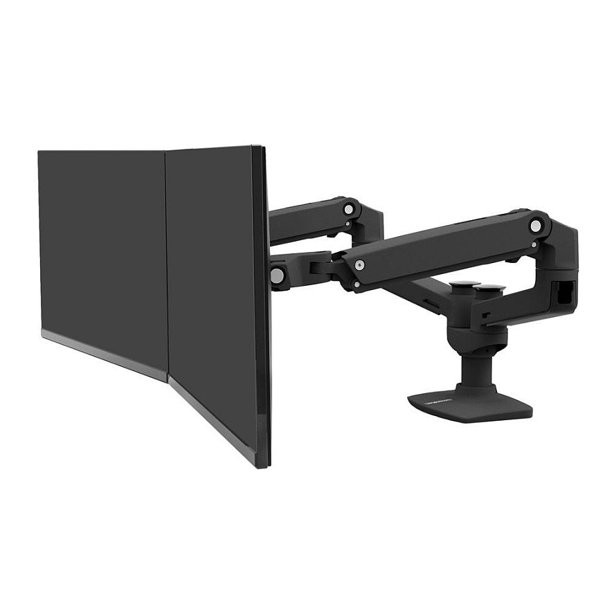 Nosač za monitor ERGOTRON LX Dual Side-by-Side Arm (za 2 monitora do 27", do 9.1 kg po ruci, polirani aluminij)