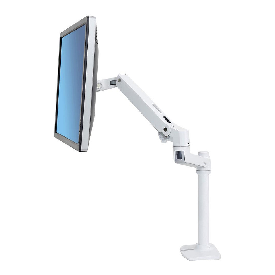 Nosač za monitor ERGOTRON LX Desk Mount Monitor Arm Tall Pole (do 34", 3.2-11.3 kg, VESA), bijeli