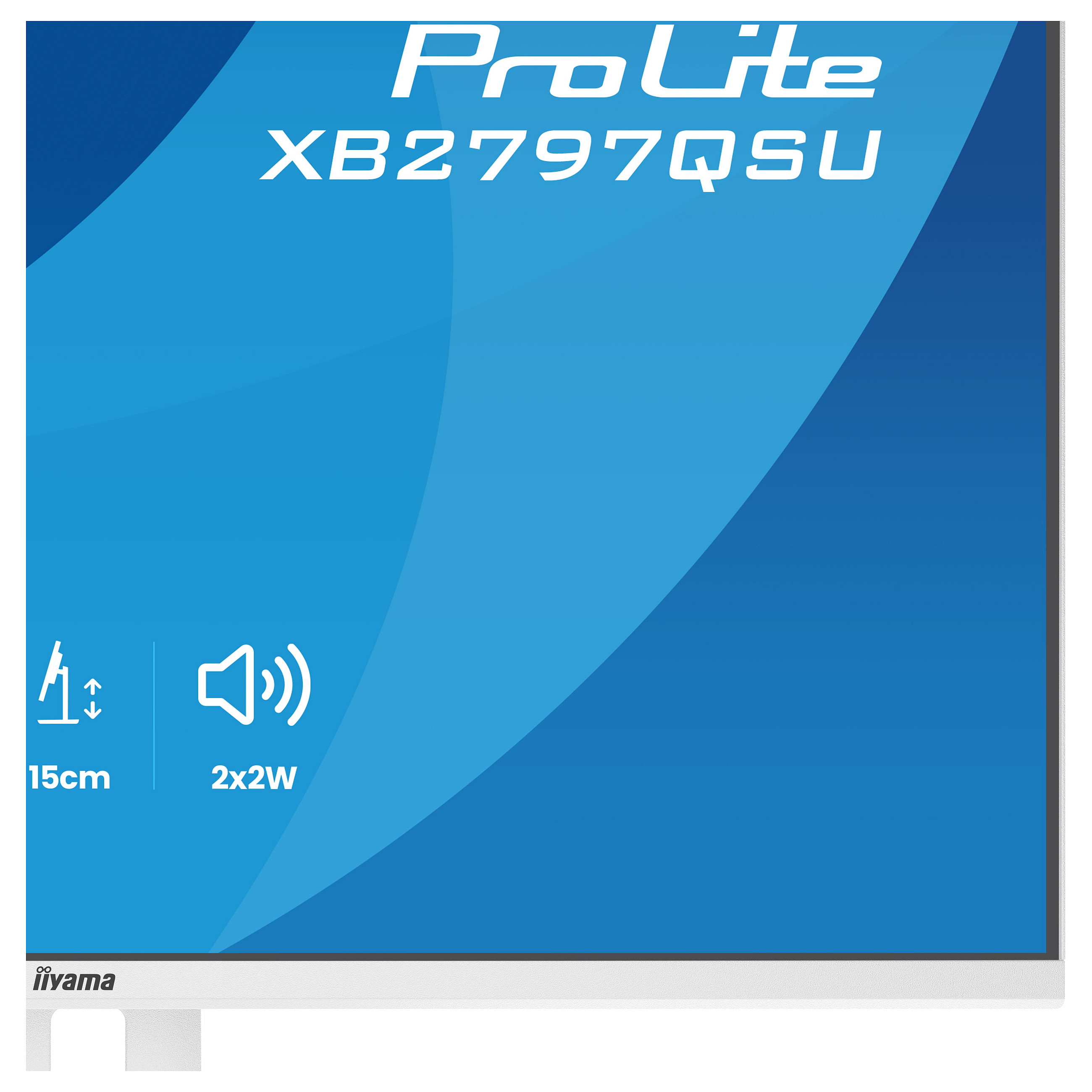 Monitor IIYAMA ProLite XB2797QSU-W1 (27" WQHD, IPS, 100Hz, 1ms, USB-C, KVM) White-8