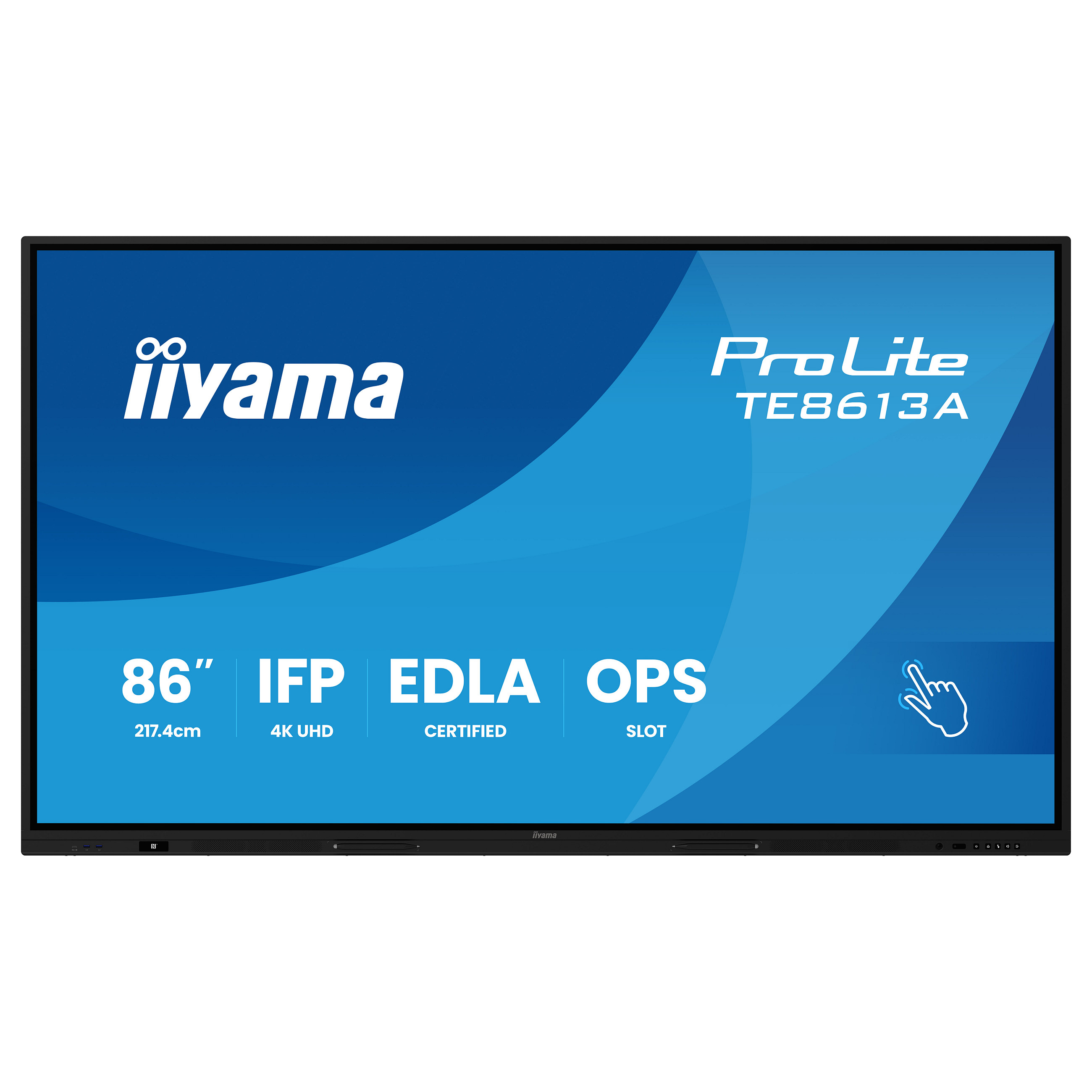 Interaktivni zaslon IIYAMA ProLite TE8613A-B2AG (86", 4K UHD, Android 13, 40 točaka dodira, Anti-Glare)-21