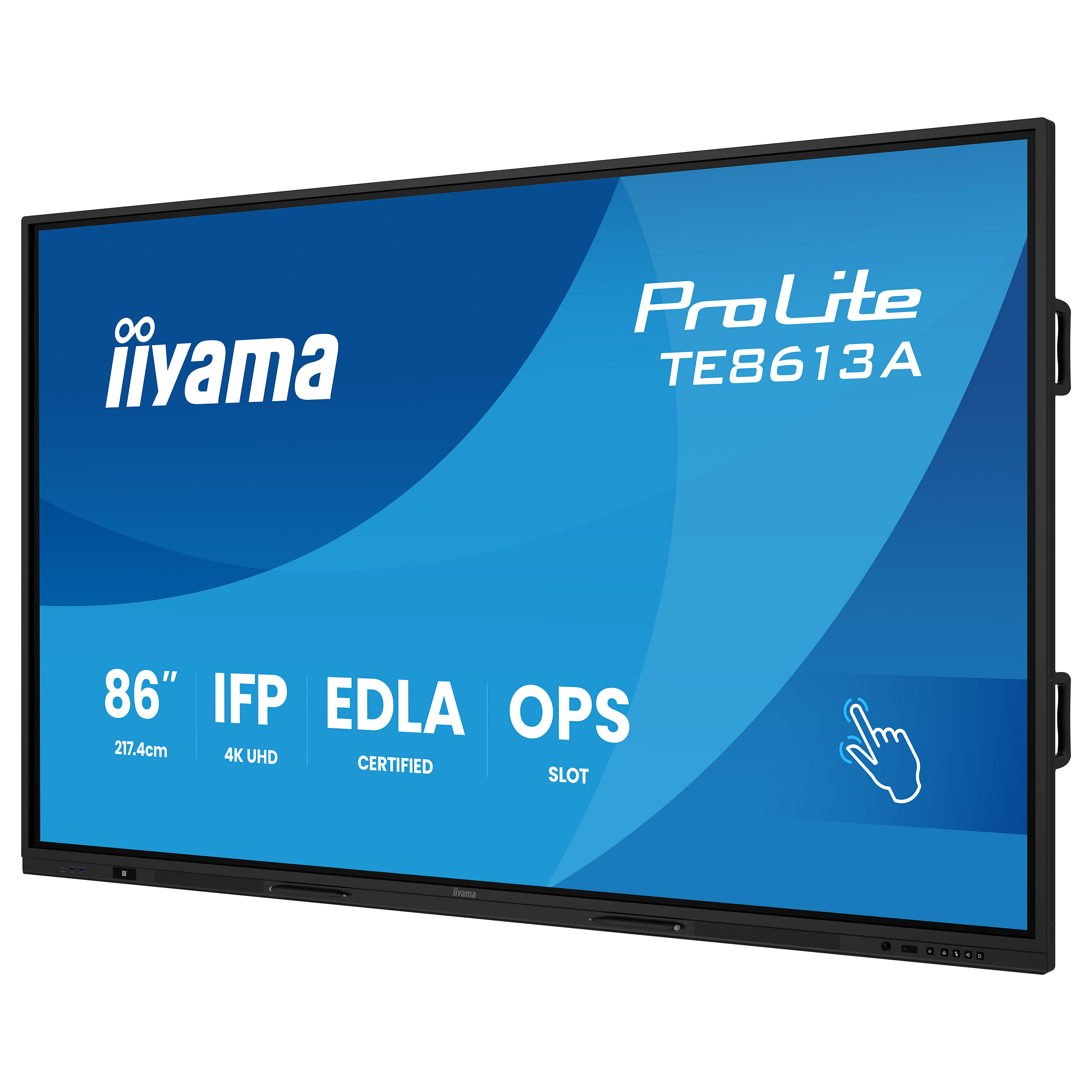 Interaktivni zaslon IIYAMA ProLite TE8613A-B2AG (86", 4K UHD, Android 13, 40 točaka dodira, Anti-Glare)-23
