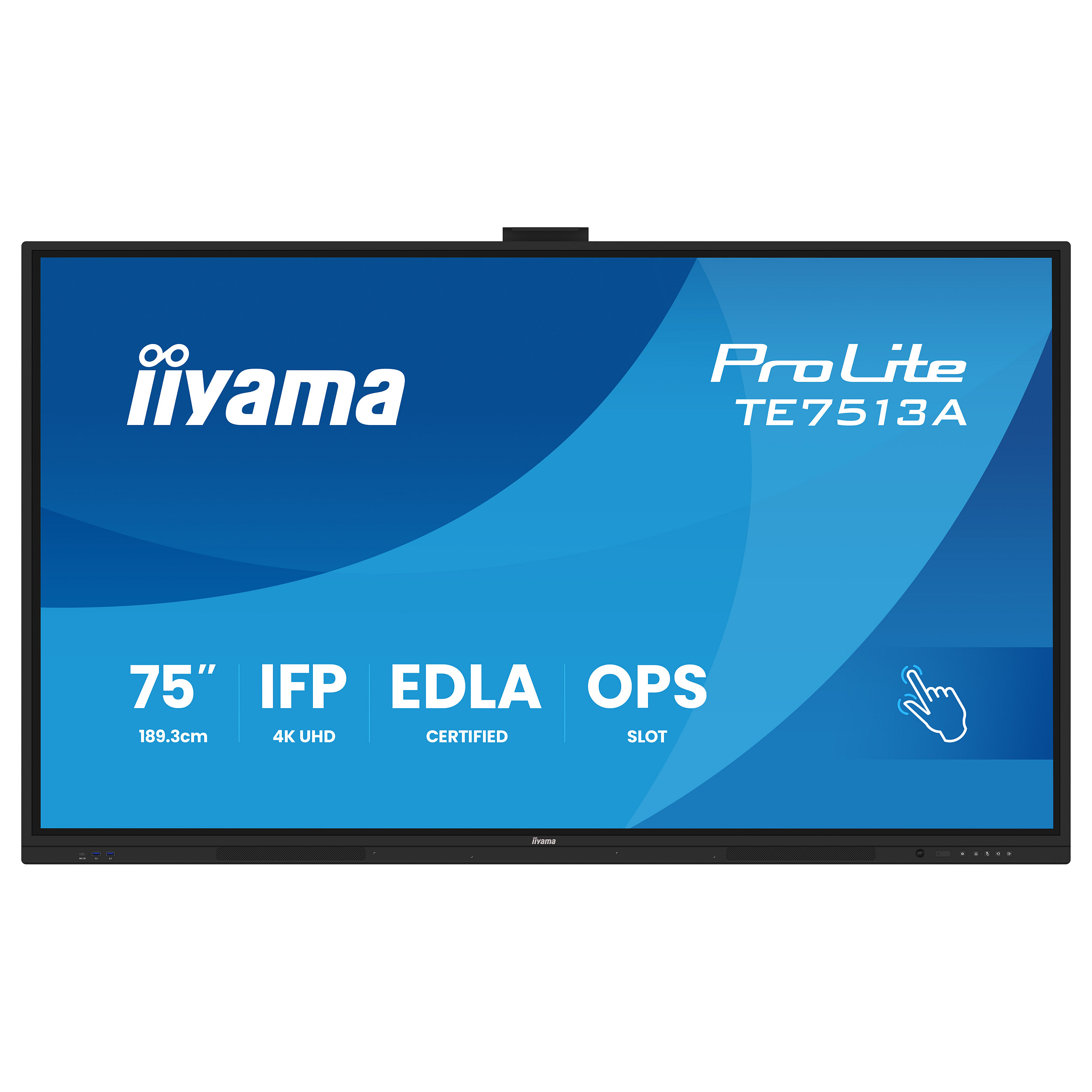 Interaktivni ekran IIYAMA TE7513A-B2AG (75" 4K UHD, Android 13, 40 točaka dodira, Anti-glare)-12