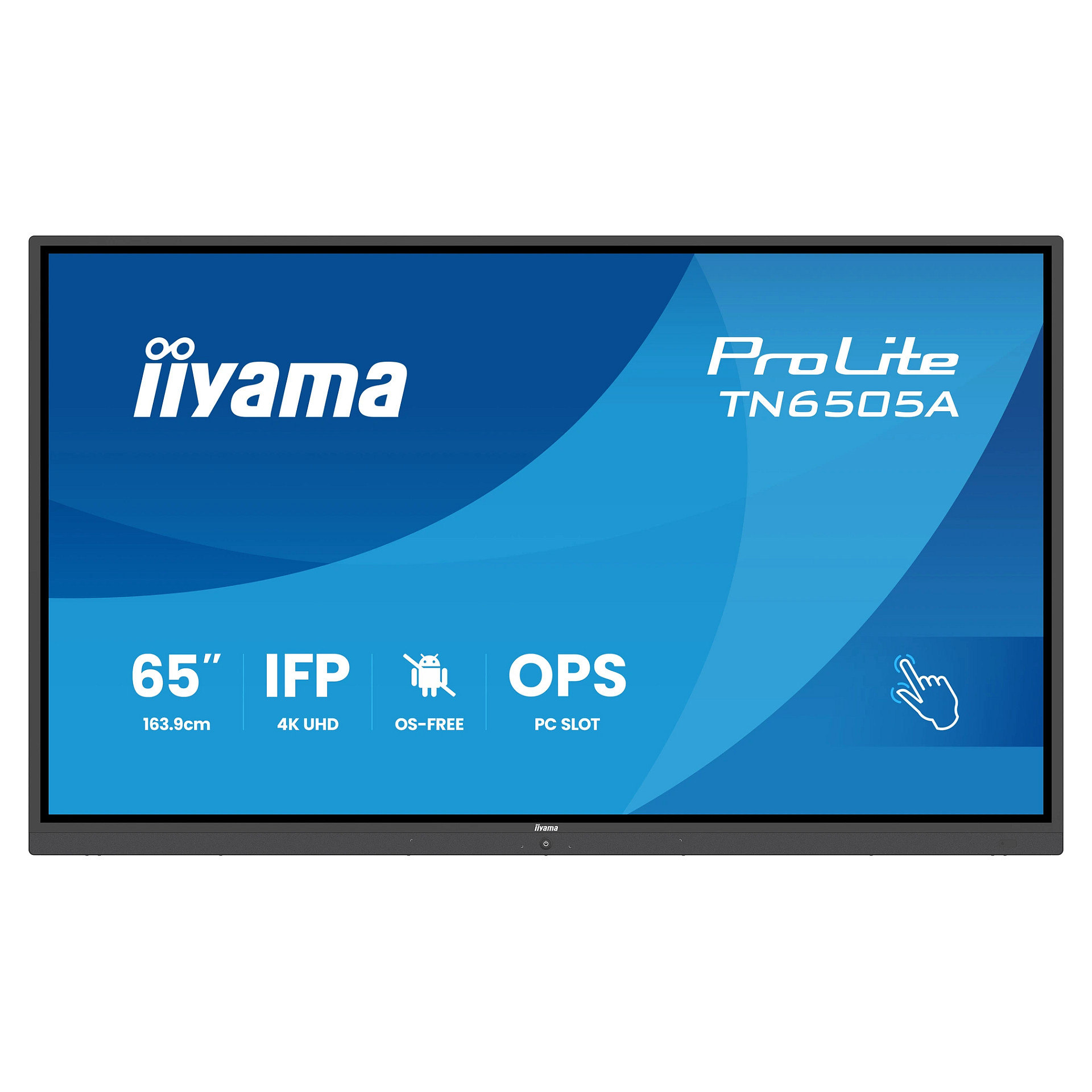 Interaktivni ekran IIYAMA ProLite TN6505A-B1AG (65", 4K UHD, IPS, 40-point touch, crna boja)-1