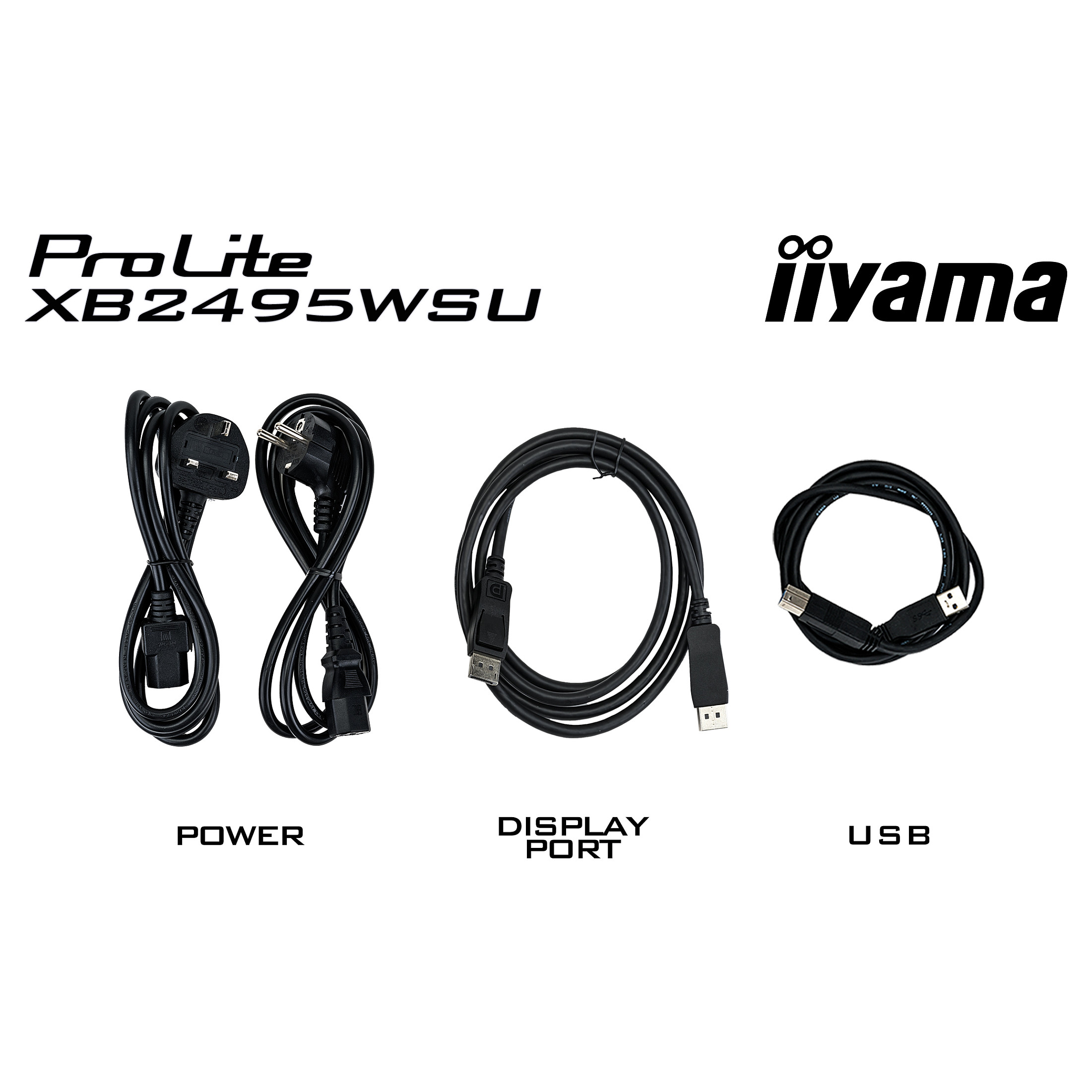 Monitor IIYAMA ProLite XB2495WSU-B1 (24.1" WUXGA 1920x1200, IPS, 1610, 75Hz, Podesiv po visini)-5