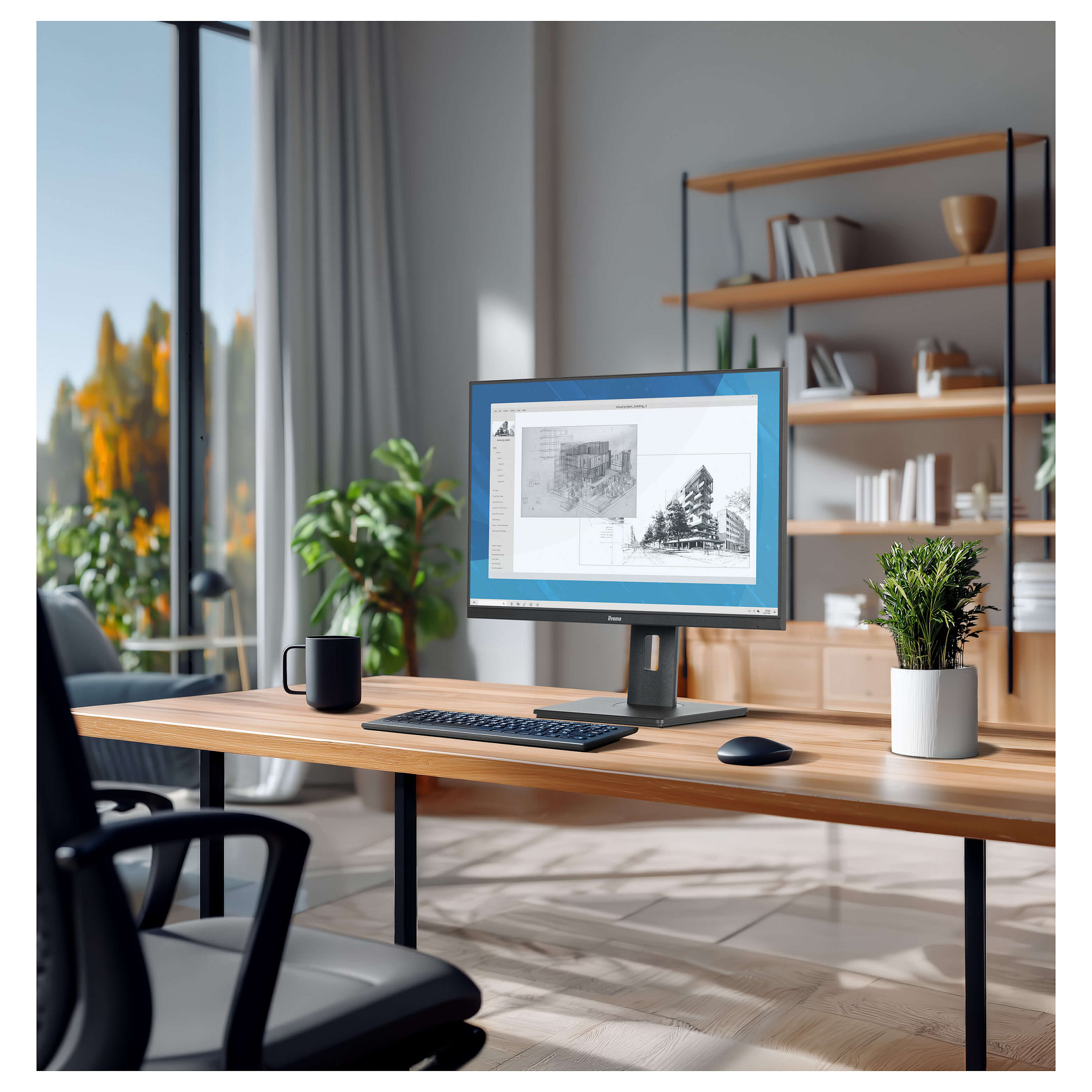 Monitor IIYAMA ProLite XB2495WSU-B1 (24.1" WUXGA 1920x1200, IPS, 1610, 75Hz, Podesiv po visini)-15