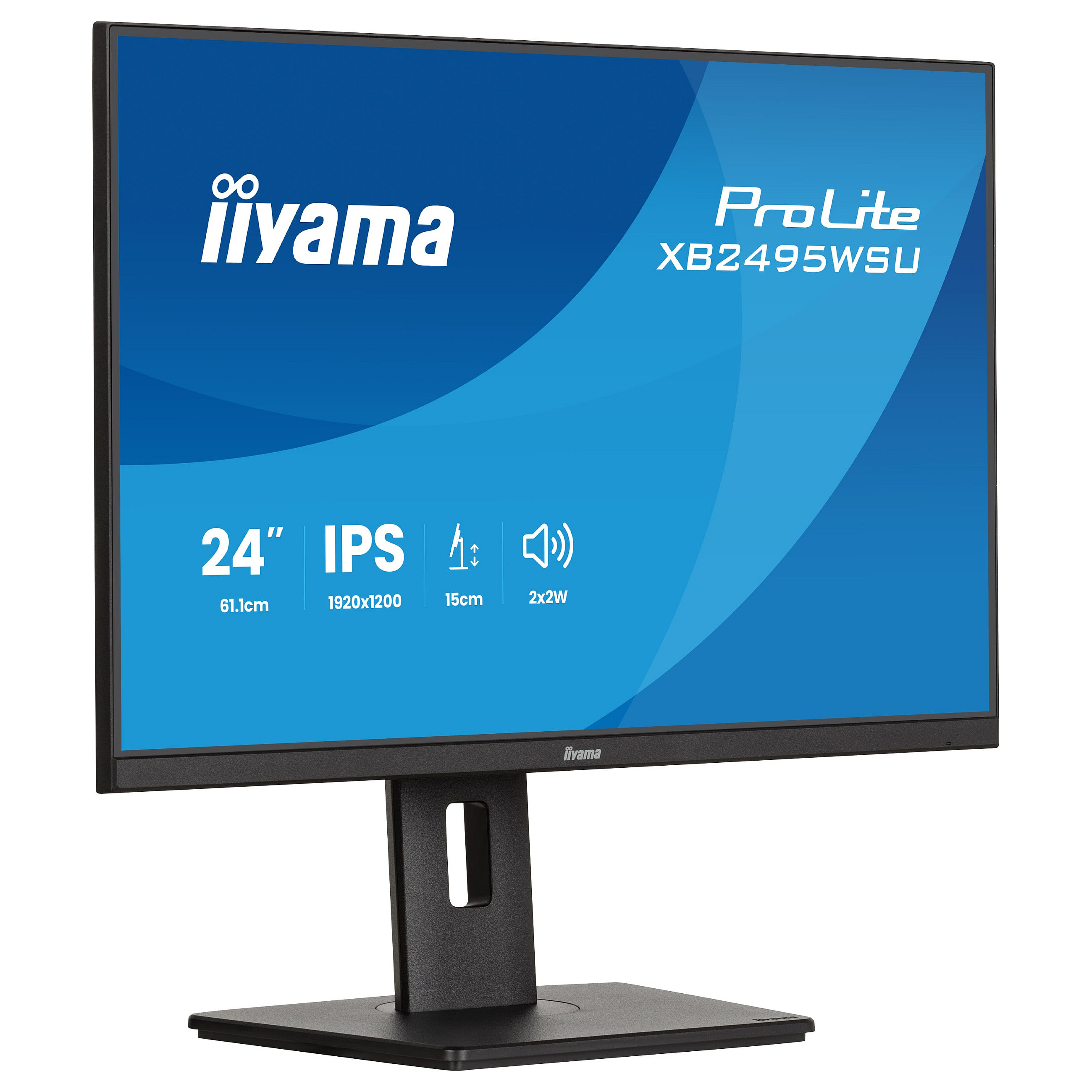 Monitor IIYAMA ProLite XB2495WSU-B1 (24.1" WUXGA 1920x1200, IPS, 1610, 75Hz, Podesiv po visini)-8