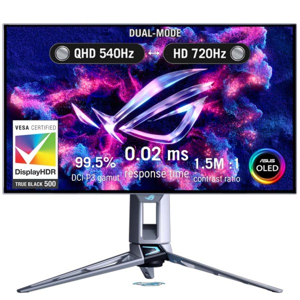 Gaming Monitor ASUS ROG Swift OLED PG27AQDP 26.5" (QHD, 480Hz, 0.03ms, G-SYNC, HDMI 2.1)-9