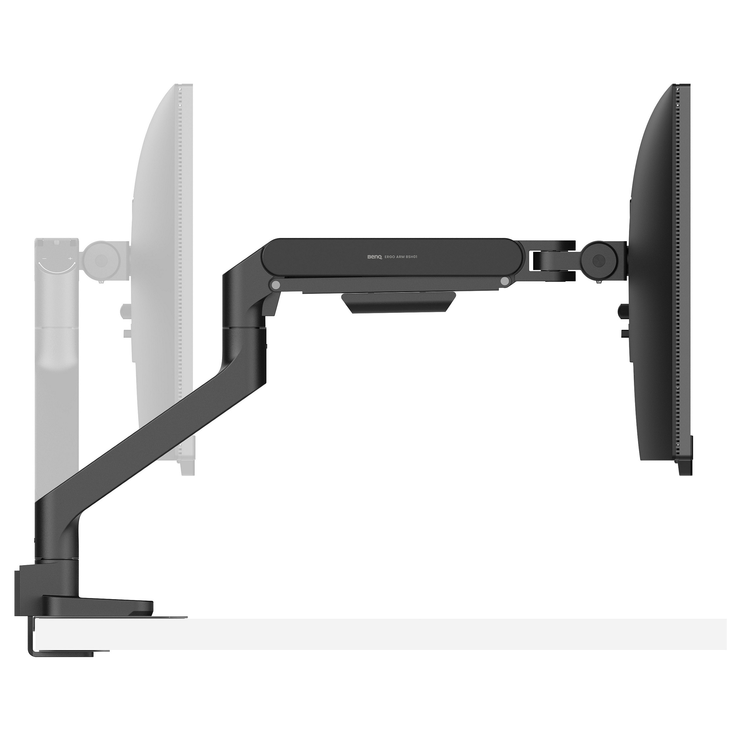 Nosač za monitor BENQ BSH01 Ergo Arm (za monitore do 49", do 20 kg, VESA) crni-5