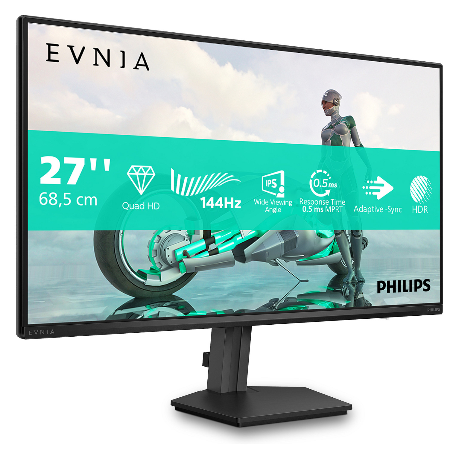 Gaming Monitor PHILIPS Evnia 27M2N3500NF (27" FHD Fast IPS, 180 Hz, 1 ms, FreeSync Premium)-1