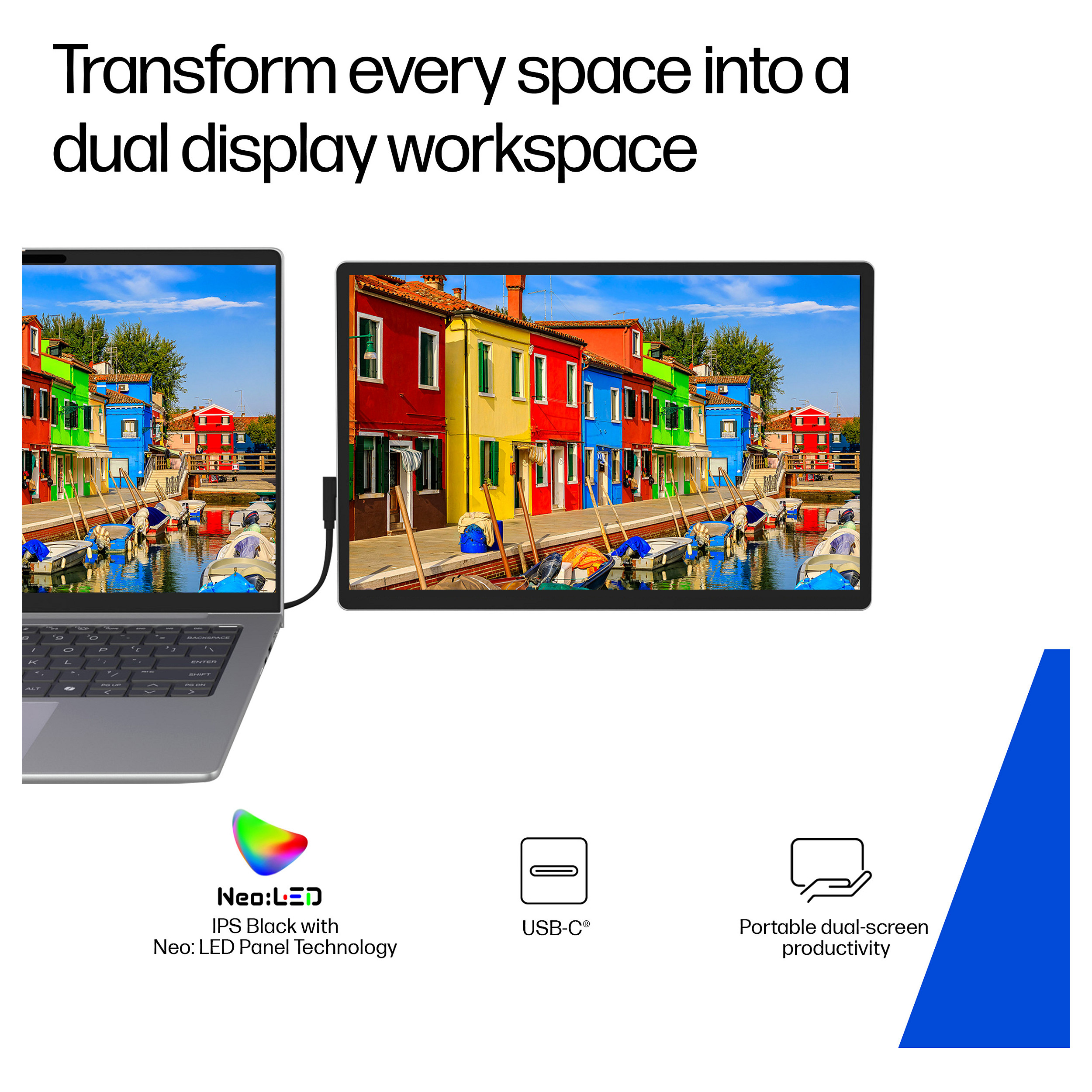 Prijenosni monitor HP Series 5 Pro 514pn (14" WQXGA, IPS, USB-C)-8