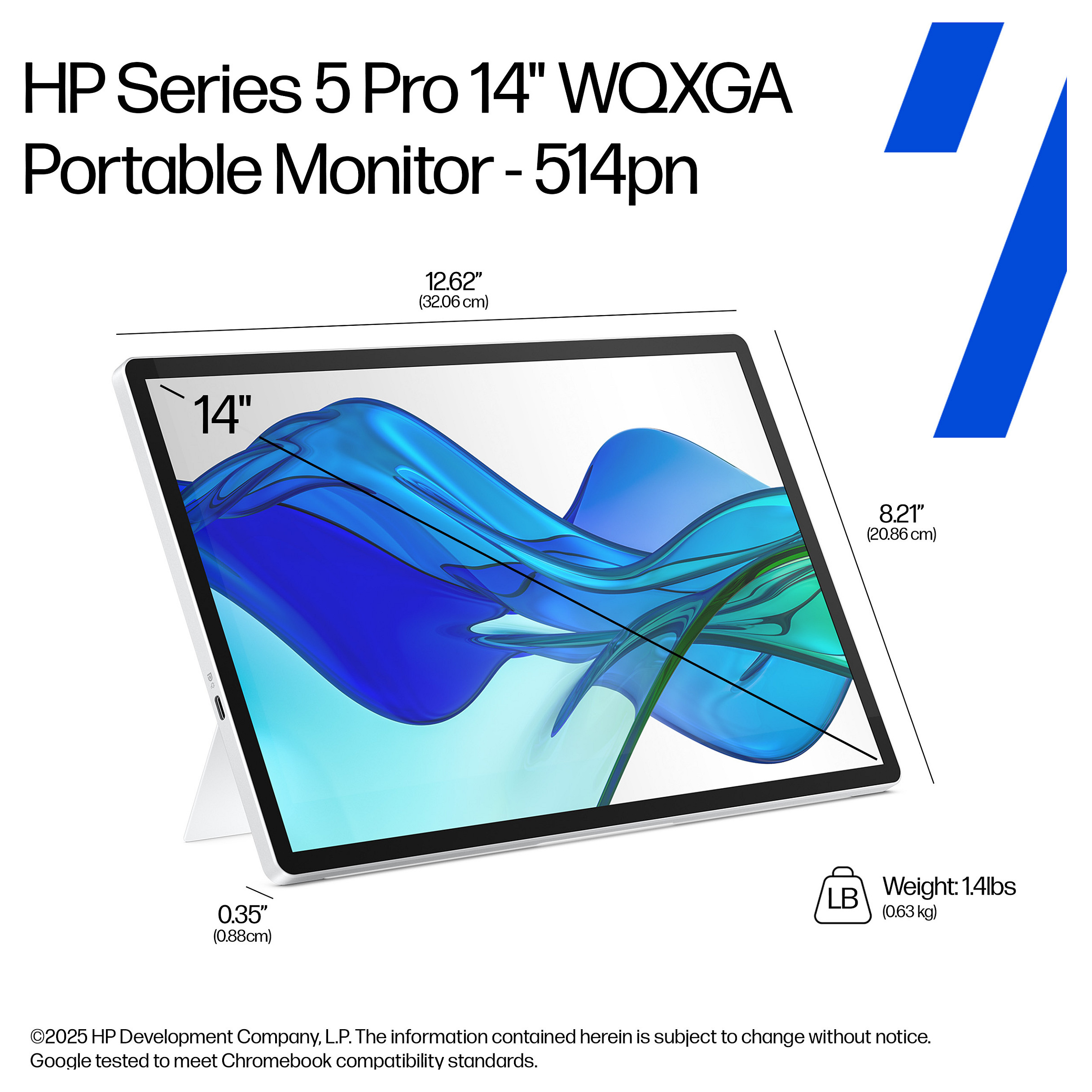 Prijenosni monitor HP Series 5 Pro 514pn (14" WQXGA, IPS, USB-C)-10