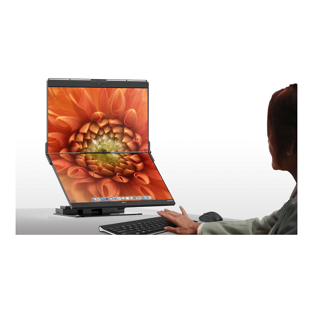 Dual Monitor MOBILE PIXELS Geminos X (2x 24" FHD, 1080p web kamera, zvučnici, USB-C hub)-4