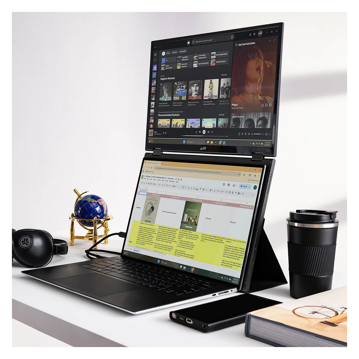 Prijenosni monitor MOBILE PIXELS Duex Float 2 Pro 16 (16" WUXGA IPS, 400 nits, USB-C)-4