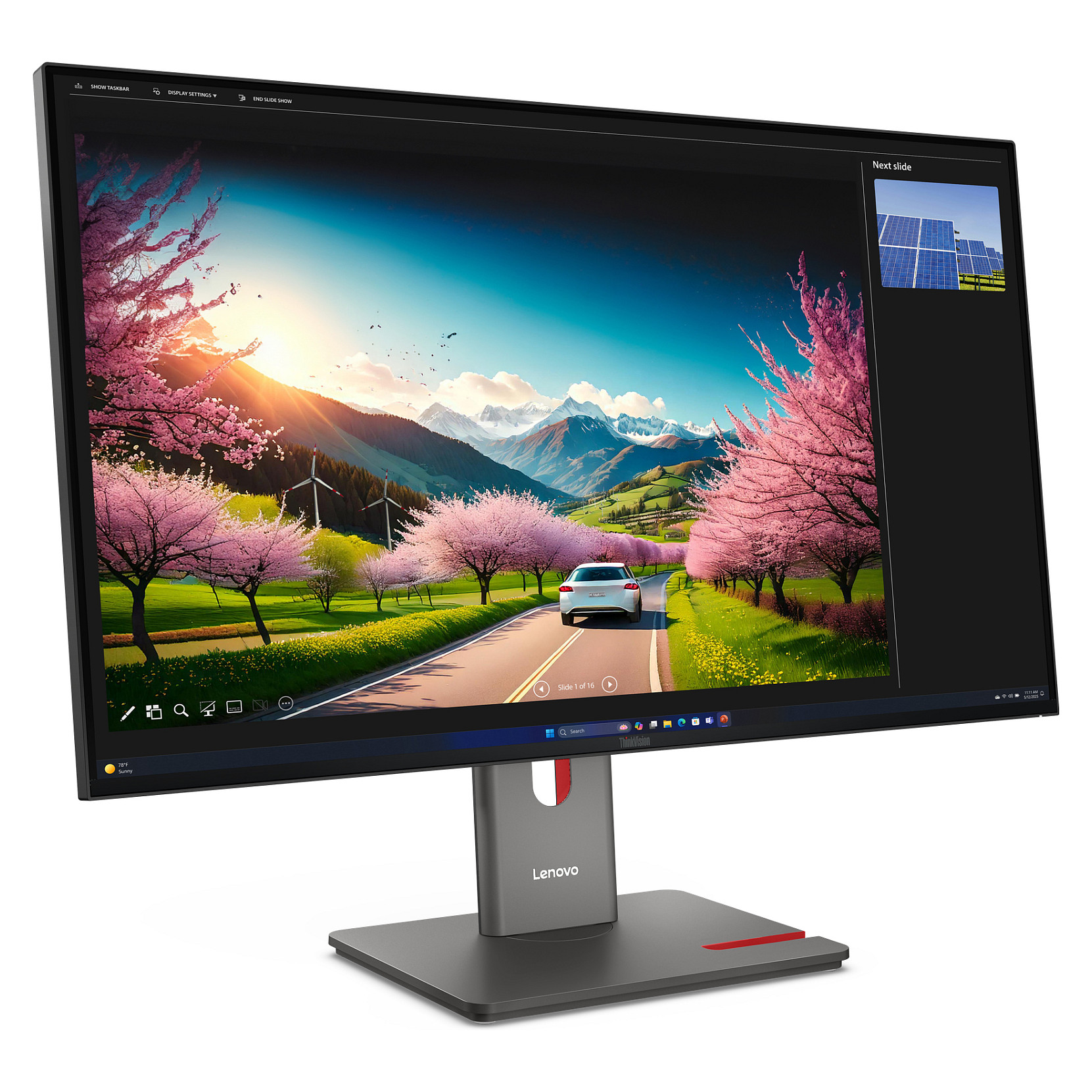 4K Monitor LENOVO ThinkVision P32UD-40 (31.5" IPS, 3840x2160, Thunderbolt 4, KVM)-1