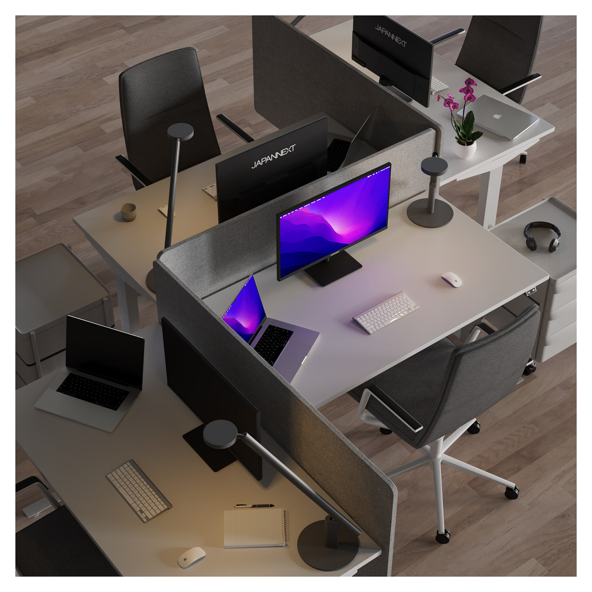 Monitor JAPANNEXT JN-I280UHD60F-P (28", 4K UHD 3840x2160, IPS, 60Hz)-3