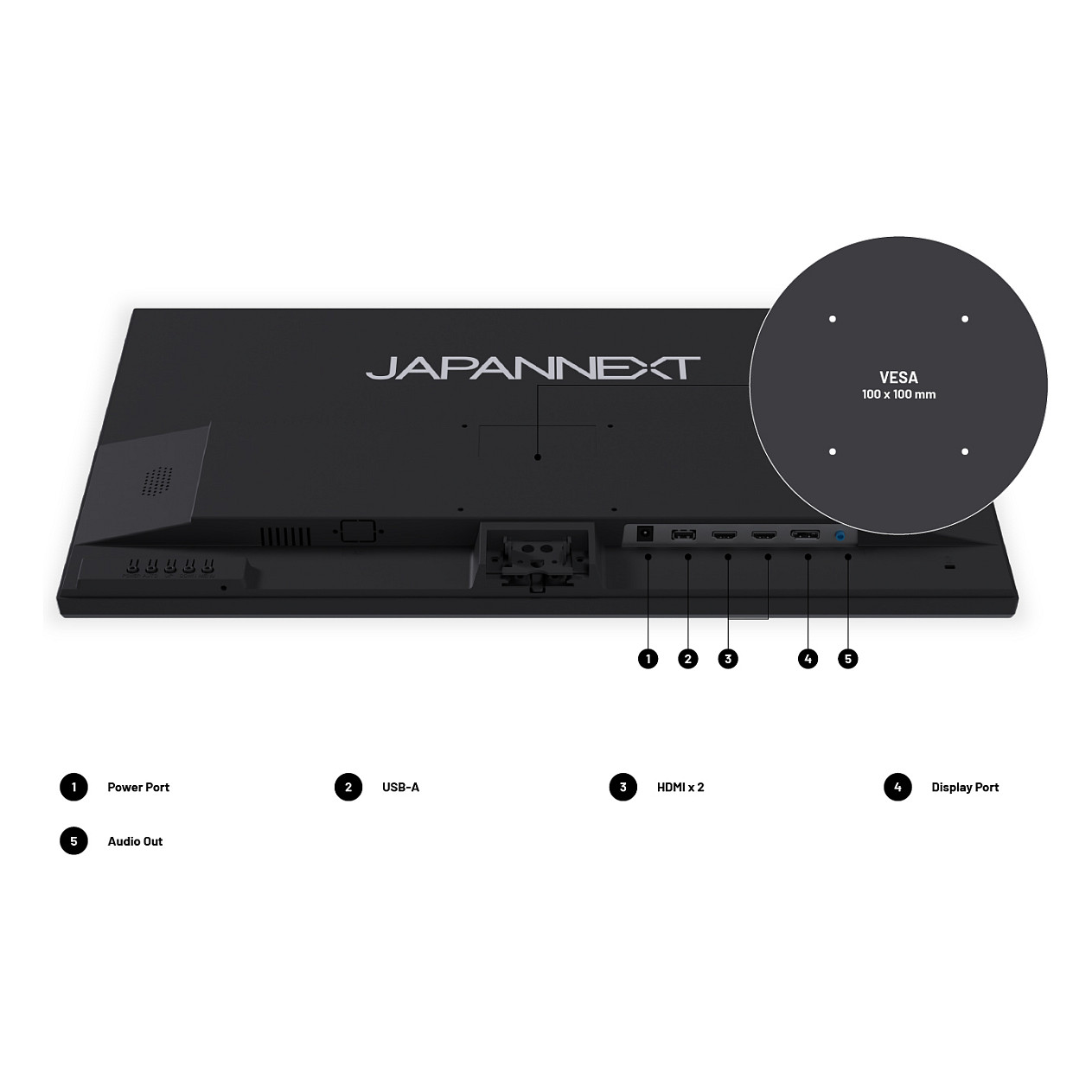 Monitor JAPANNEXT JN-I280UHD60F-P (28", 4K UHD 3840x2160, IPS, 60Hz)-12