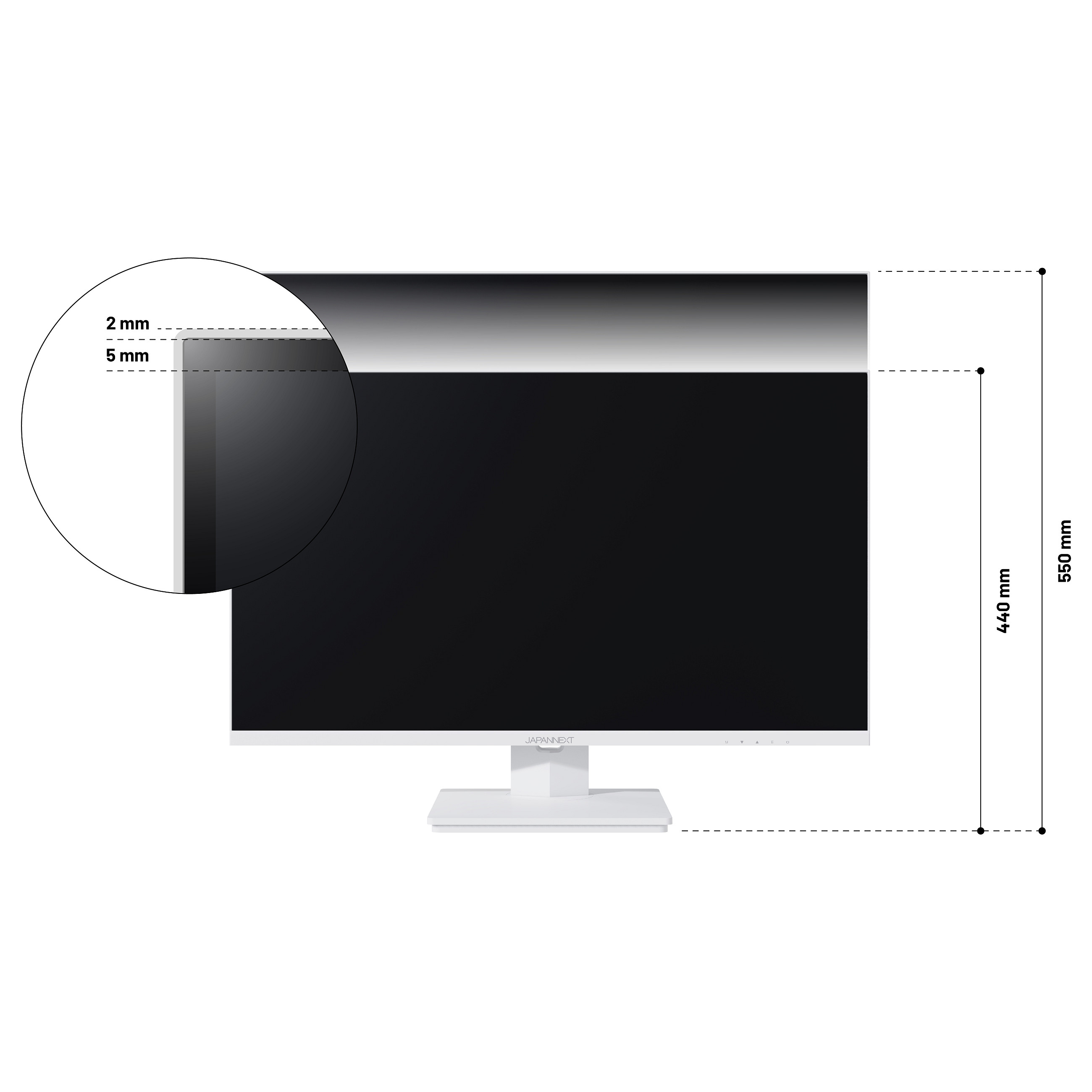 Monitor JAPANNEXT JN-IPS2707UHDR (27", 4K UHD 3840x2160, IPS, HDR)-7