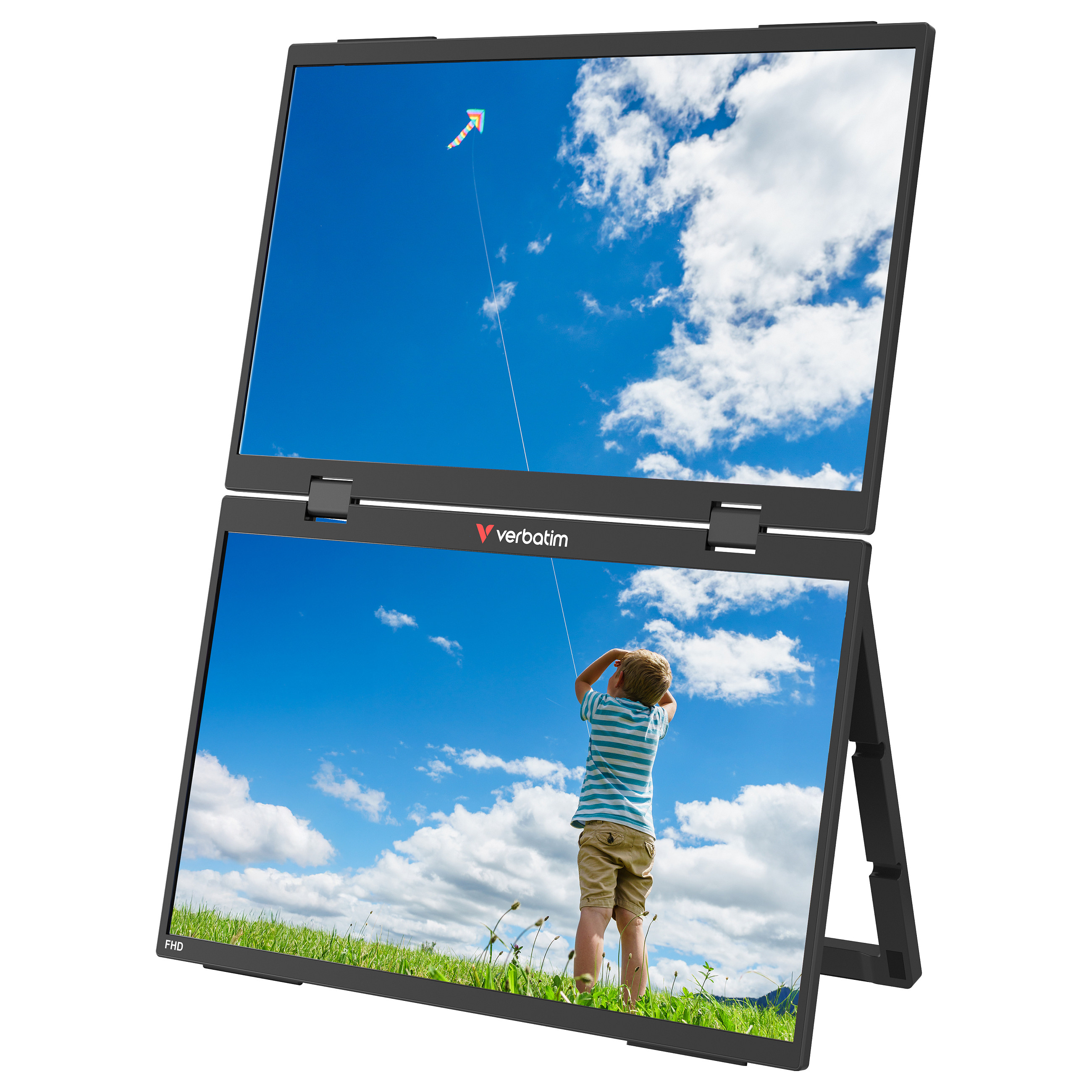 Prijenosni monitor VERBATIM 15.6" FHD Dual Monitor Essentials (1920x1080, IPS, USB-C)