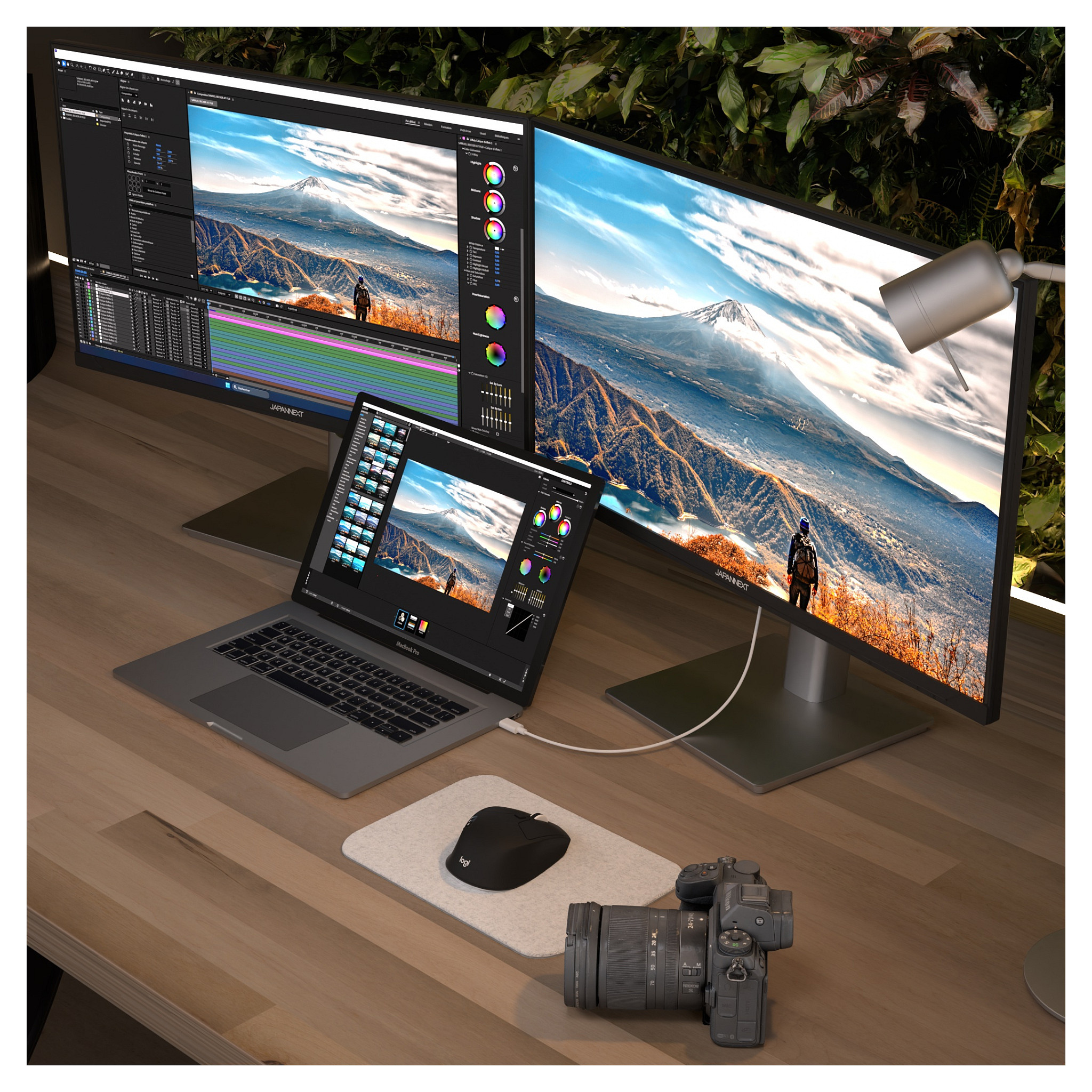 5K Monitor JAPANNEXT JN-IPS275K-HSPC9 (27" IPS, 5120x2880, 60Hz, USB-C 90W, KVM)-4