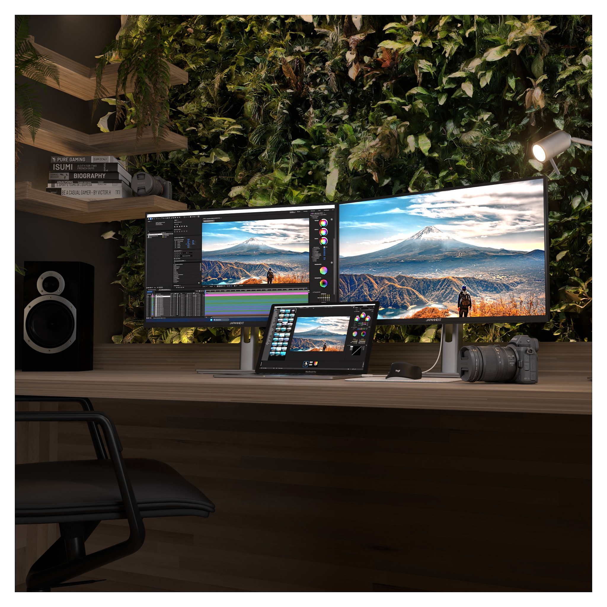 5K Monitor JAPANNEXT JN-IPS275K-HSPC9 (27" IPS, 5120x2880, 60Hz, USB-C 90W, KVM)-5