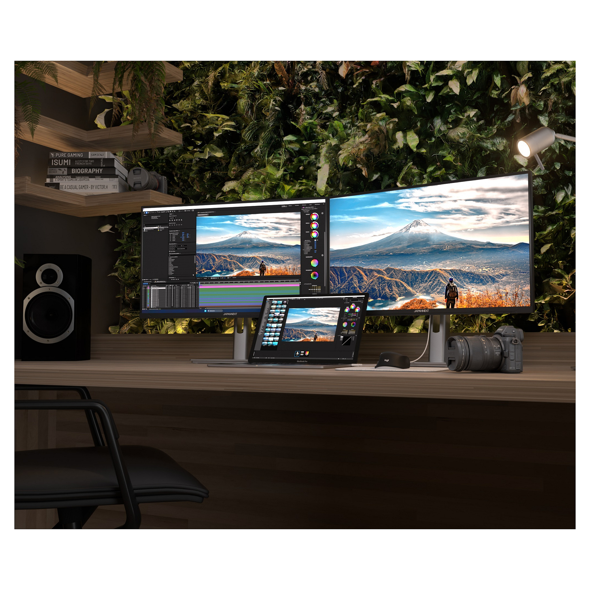 5K Monitor JAPANNEXT JN-IPS275K-HSPC9 (27" IPS, 5120x2880, 60Hz, USB-C 90W, KVM)-7