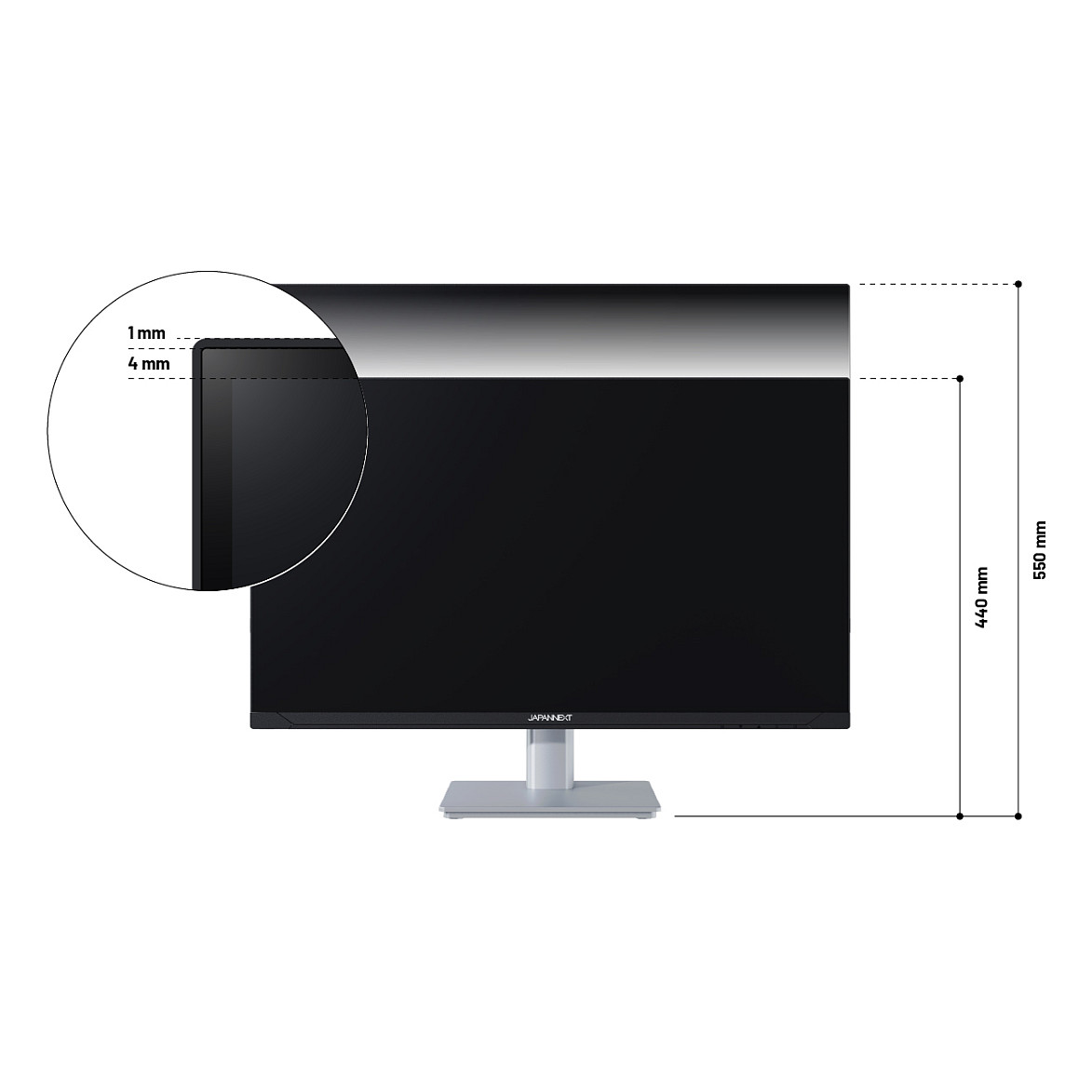 5K Monitor JAPANNEXT JN-IPS275K-HSPC9 (27" IPS, 5120x2880, 60Hz, USB-C 90W, KVM)-11
