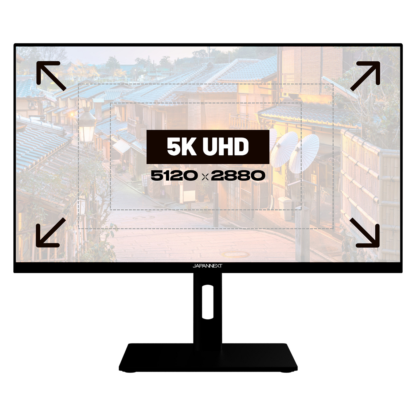 5K Monitor JAPANNEXT JN-IPS275K-HSPC9 (27" IPS, 5120x2880, 60Hz, USB-C 90W, KVM)-16