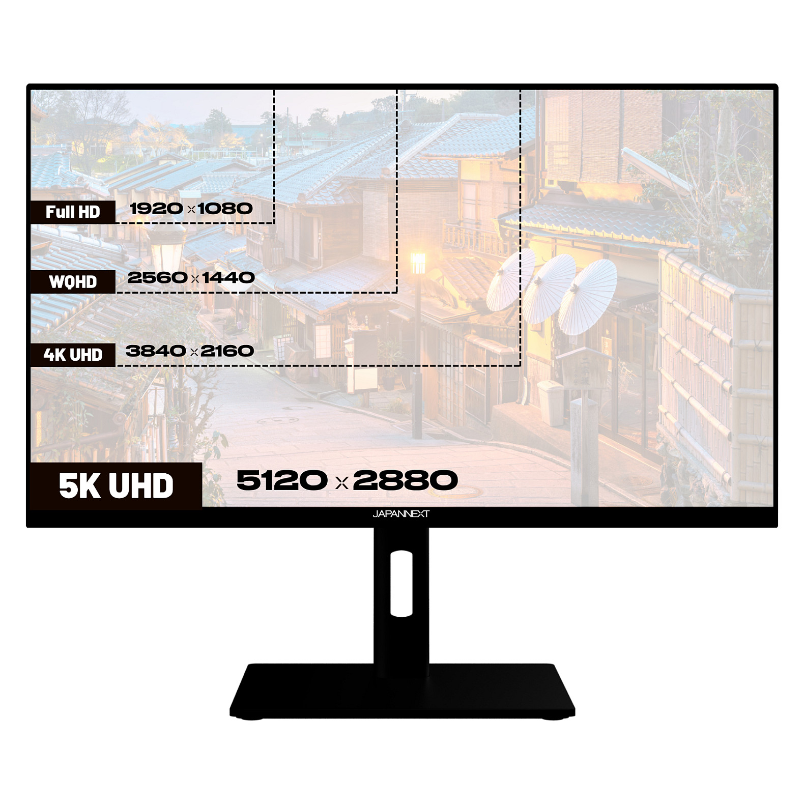 5K Monitor JAPANNEXT JN-IPS275K-HSPC9 (27" IPS, 5120x2880, 60Hz, USB-C 90W, KVM)-17