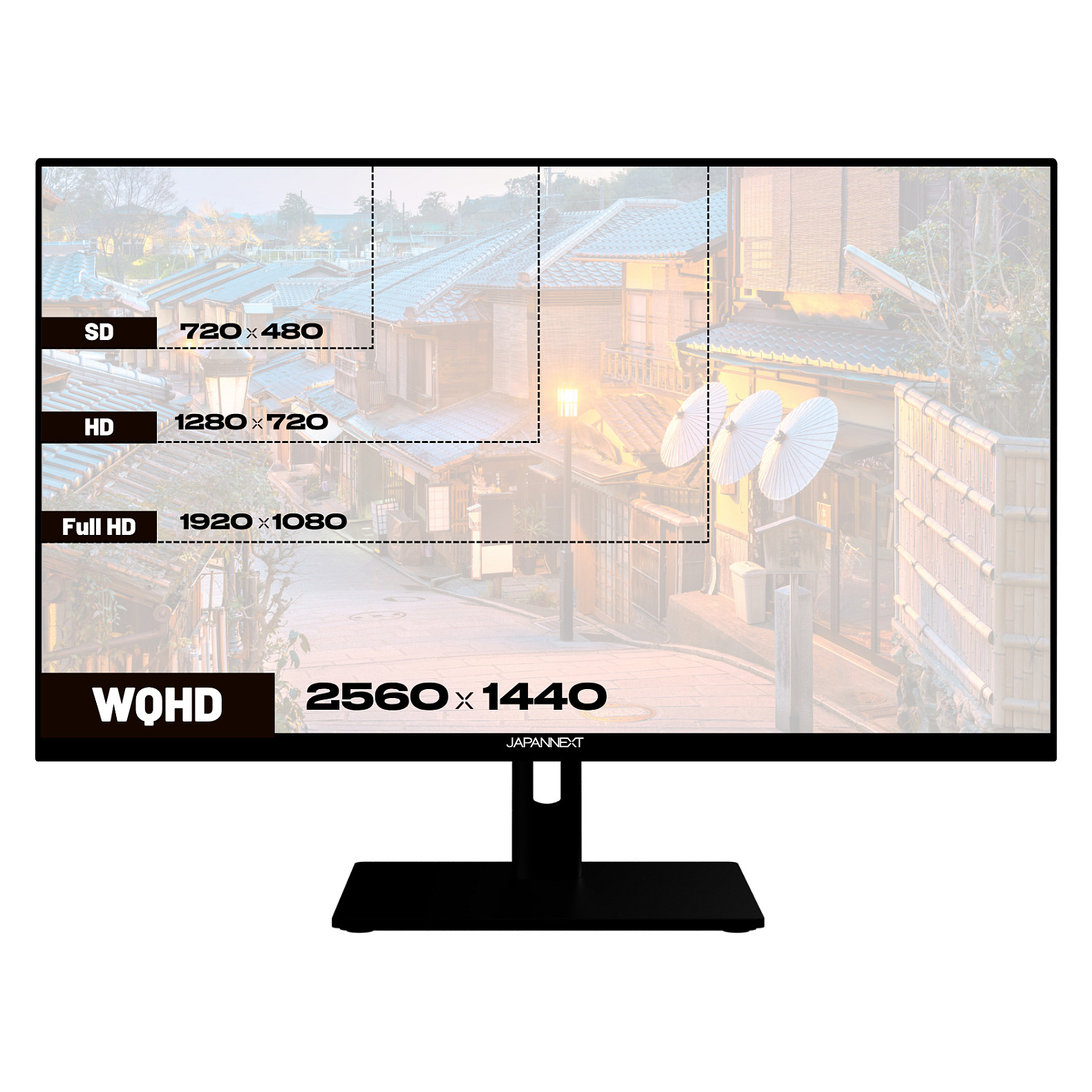 Monitor JAPANNEXT JN-IPS27WQHDR-C65W-T (27" WQHD IPS, 75Hz, 10-point Touch, USB-C 65W)-9