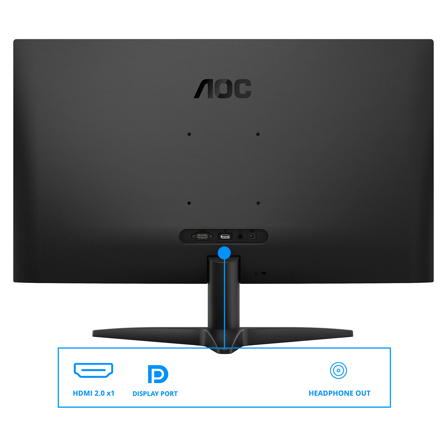 Monitor AOC Q27B36X 27" (QHD 2560x1440, IPS, 100Hz, Adaptive Sync, Zvučnici)-2
