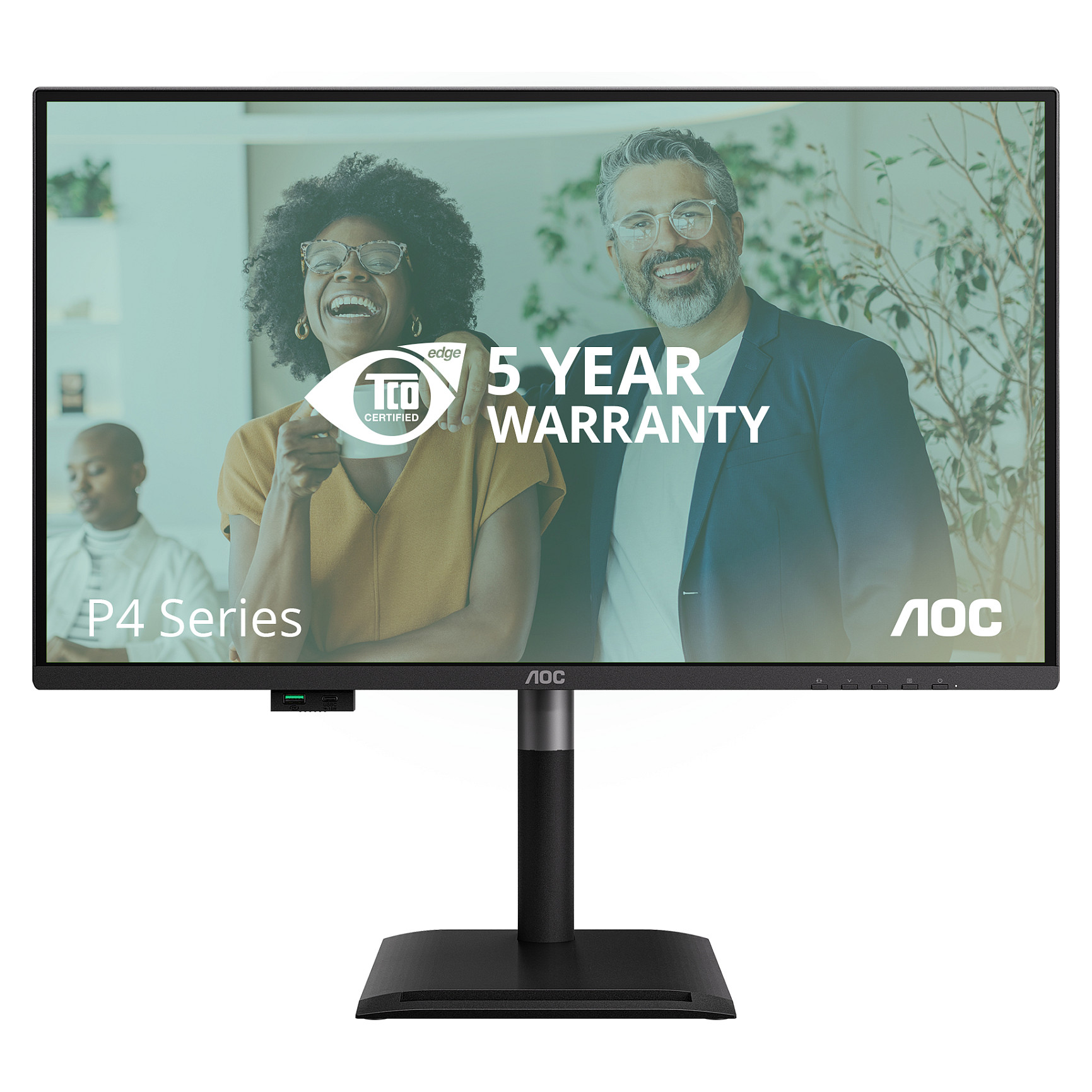 Monitor AOC Q27P4CV 27" (IPS, QHD 2560x1440, 75Hz, USB-C, KVM)-17