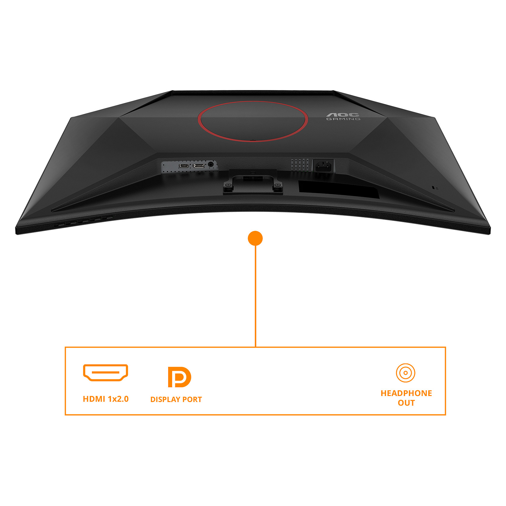 Gaming Monitor AOC C32G42ZE (31.5", VA, Full HD, 240Hz, 0.5ms, 1500R Curved)-8