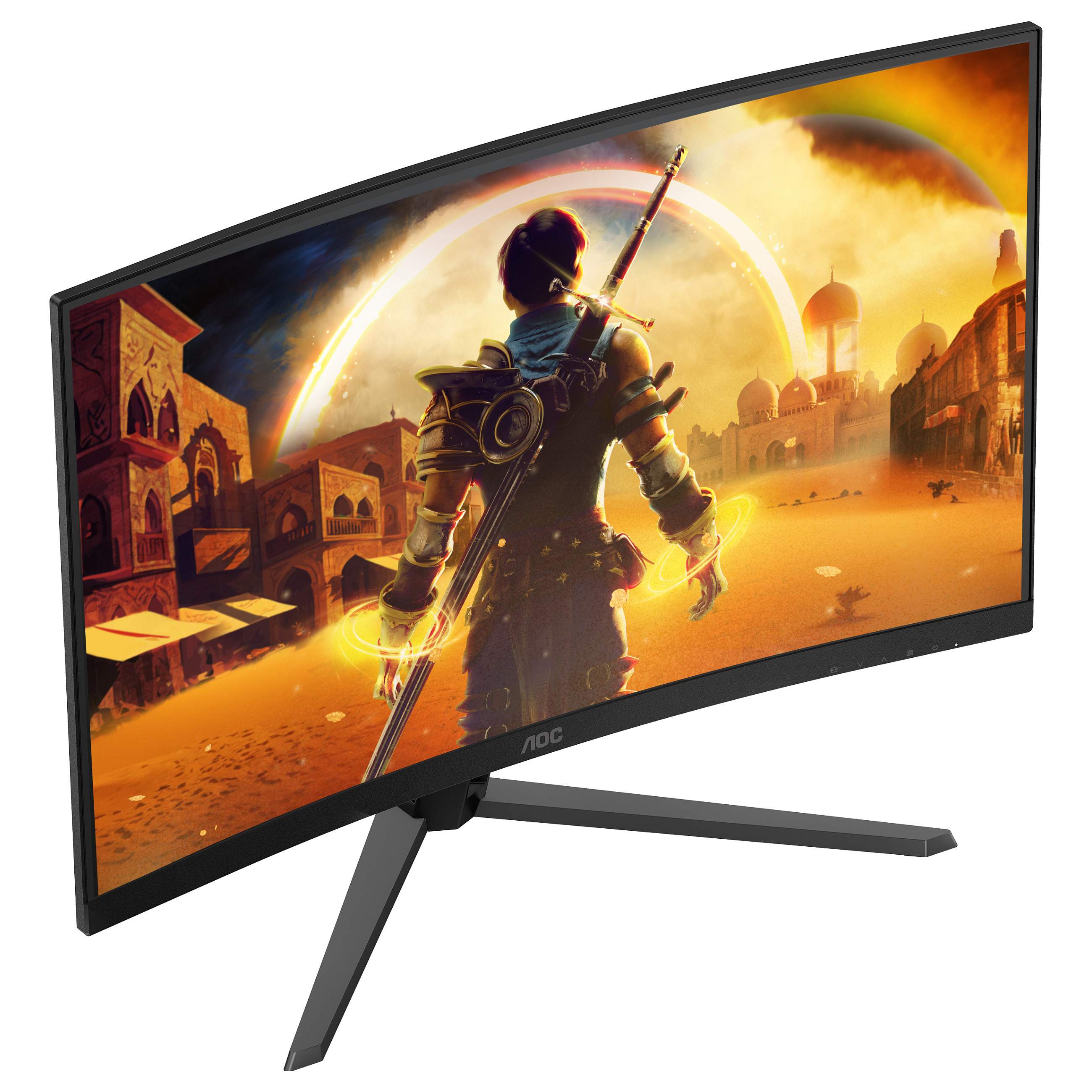 Gaming Monitor AOC C32G42ZE (31.5", VA, Full HD, 240Hz, 0.5ms, 1500R Curved)-10