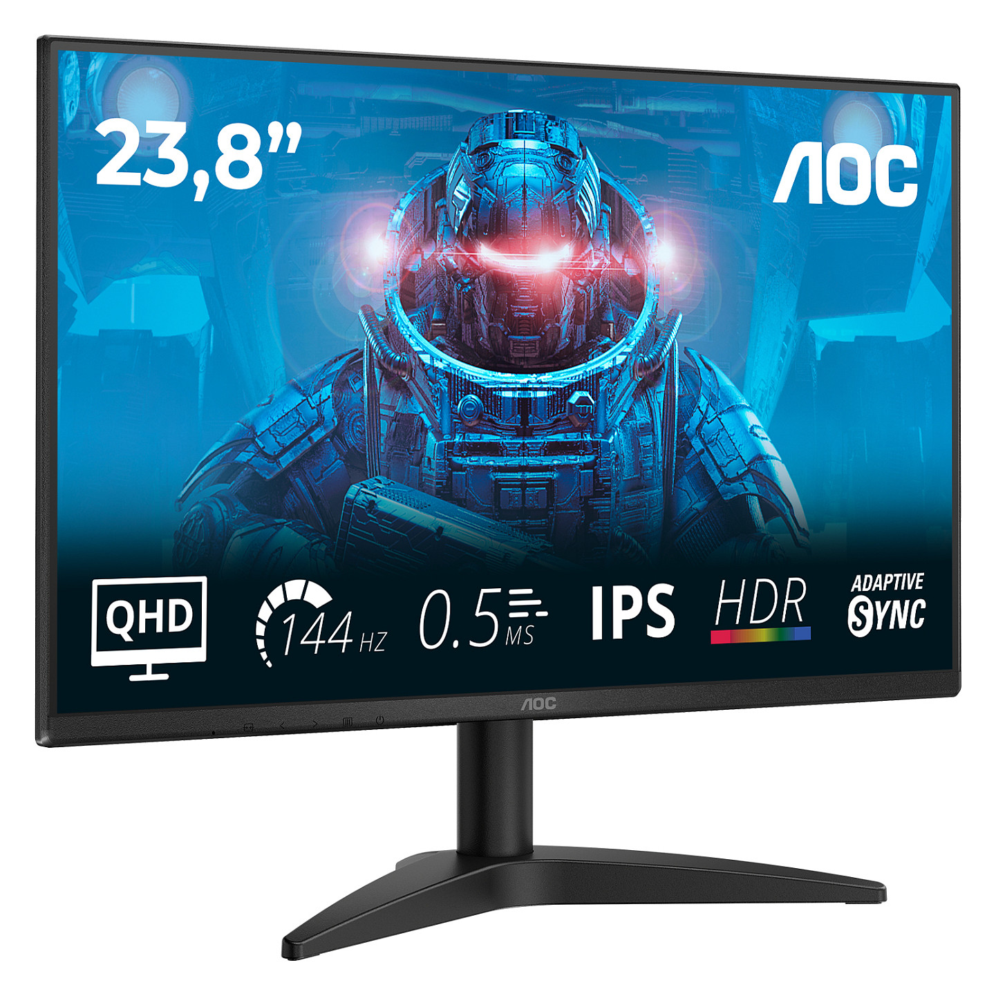Monitor AOC Q24B36X 23.8" (QHD, IPS, 100Hz, 1ms, Adaptive Sync)-1