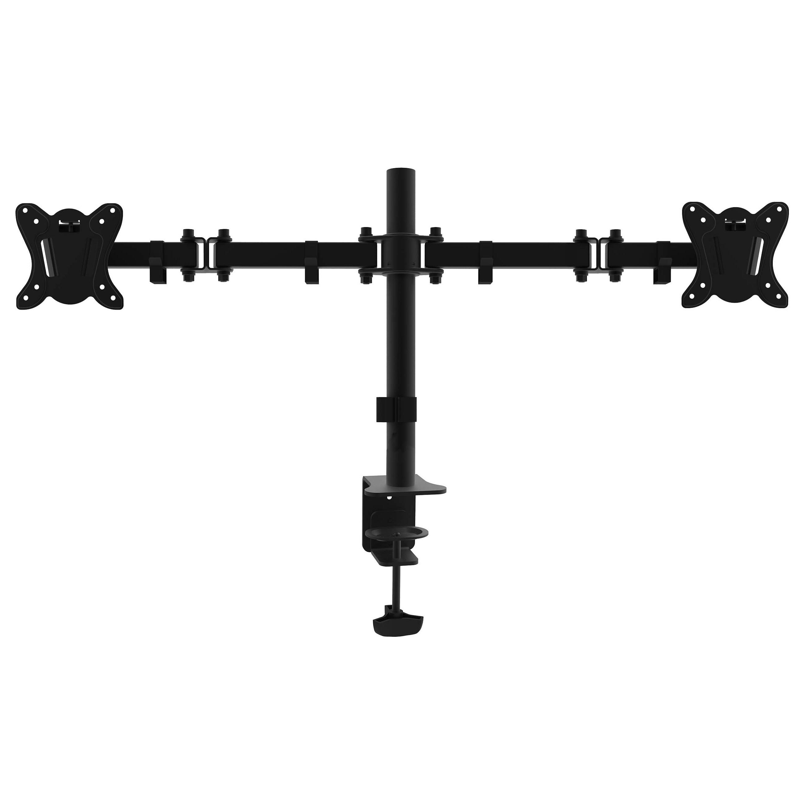 Stolni nosač za 2 monitora EQUIP 650152 (13"-27", VESA, do 8 kg po monitoru)