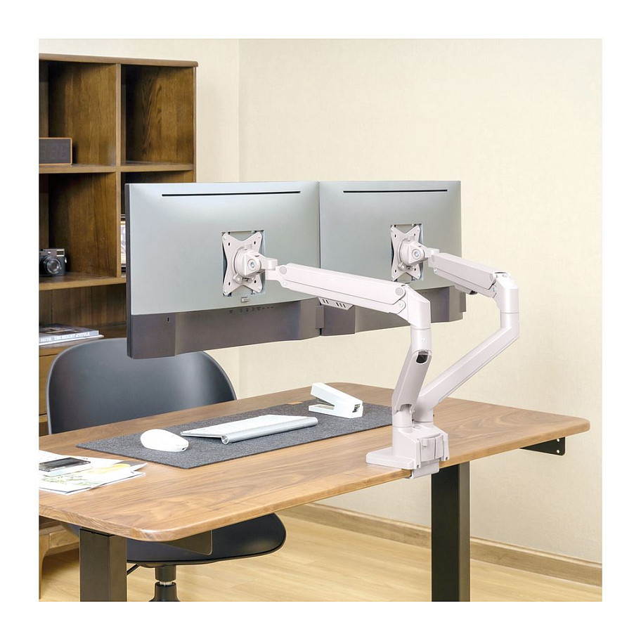 Stolni nosač za 2 monitora ROLINE 17.03.1133 (17"-32", do 2x 9 kg, plinska opruga, VESA)-9