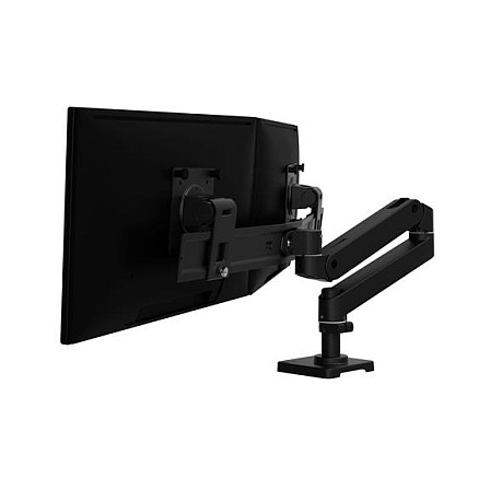 Nosač za monitor ERGOTRON LX Dual Stacking Arm Tall Pole (za 2 monitora do 24", VESA 100x100, mat crni)-0