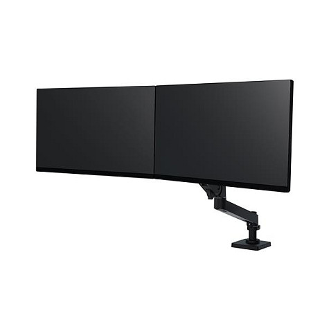 Nosač za monitor ERGOTRON LX Dual Stacking Arm Tall Pole (za 2 monitora do 24", VESA 100x100, mat crni)-1