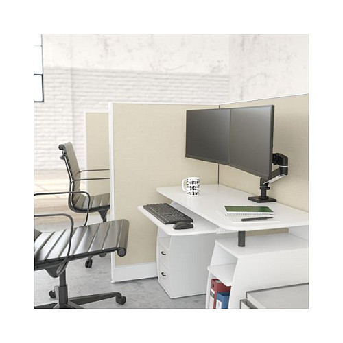 Nosač za monitor ERGOTRON LX Dual Stacking Arm Tall Pole (za 2 monitora do 24", VESA 100x100, mat crni)-2