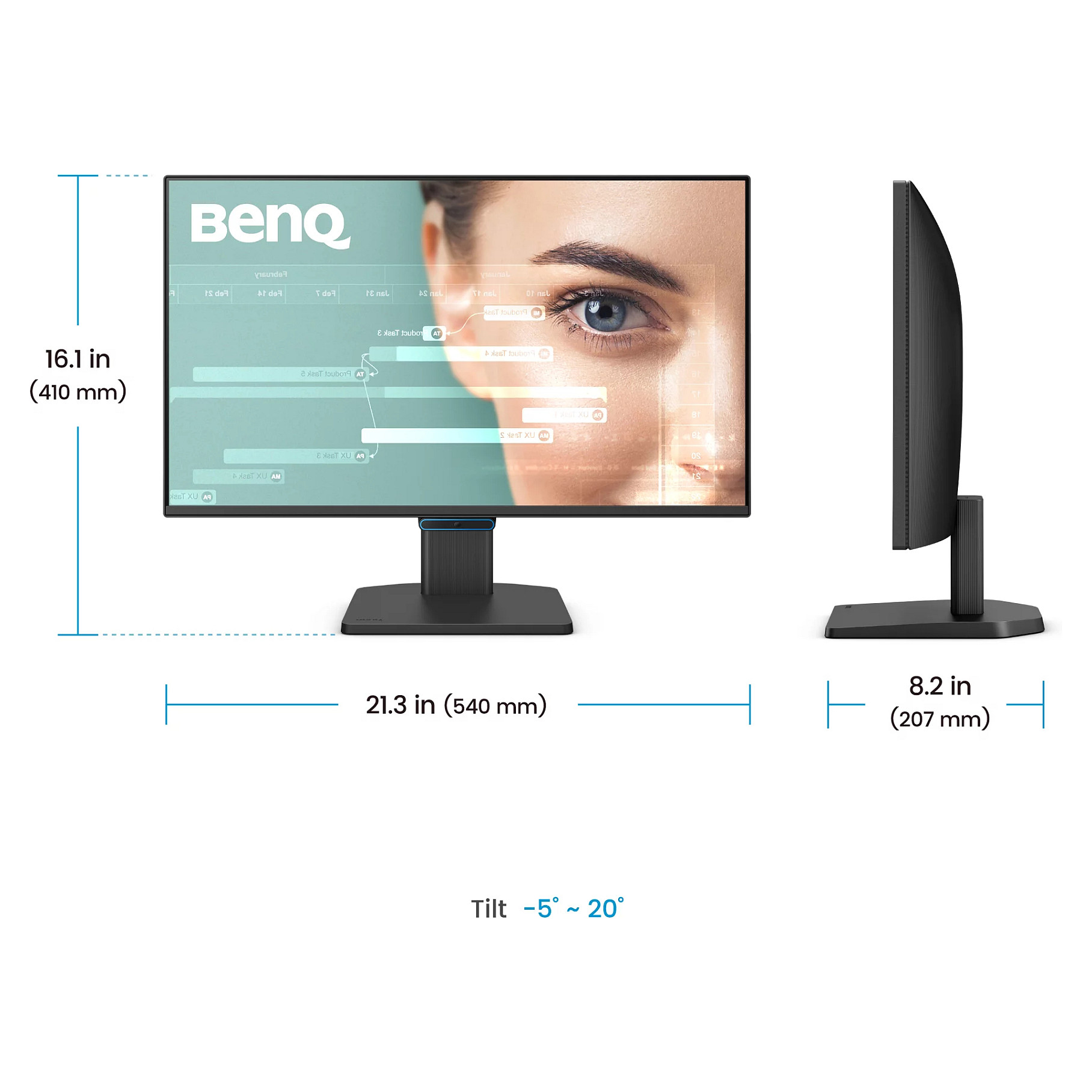 Monitor BENQ GW2490C 23.8" (Full HD, IPS, 144Hz, USB-C, Eye-Care)-3
