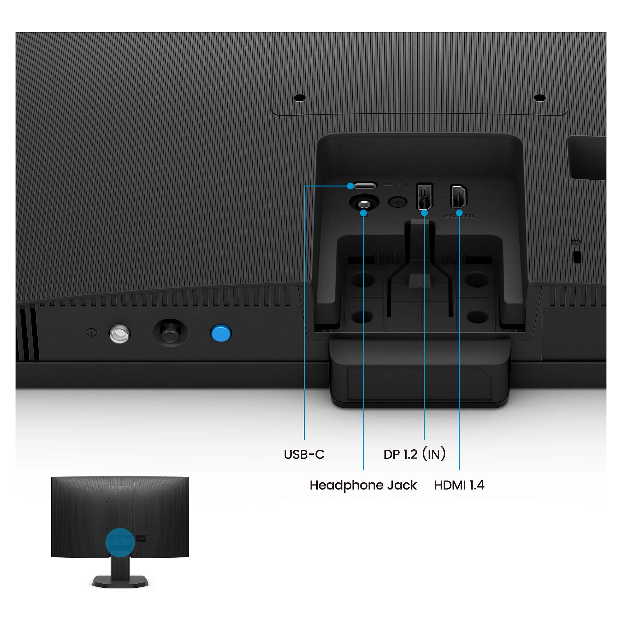 Monitor BENQ GW2490C 23.8" (Full HD, IPS, 144Hz, USB-C, Eye-Care)-4