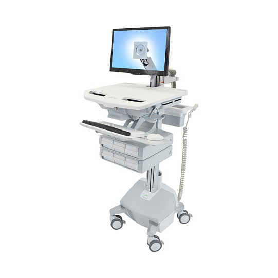 Medicinska kolica ERGOTRON StyleView SV43-1360-0 (LiFe baterija, LCD ruka, 6 ladica)-0