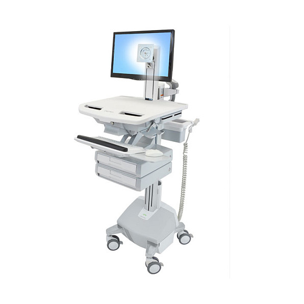 Mobilna medicinska kolica ERGOTRON StyleView SV43-1220-0 (LiFe baterija, nosač za LCD, 2 ladice)-0