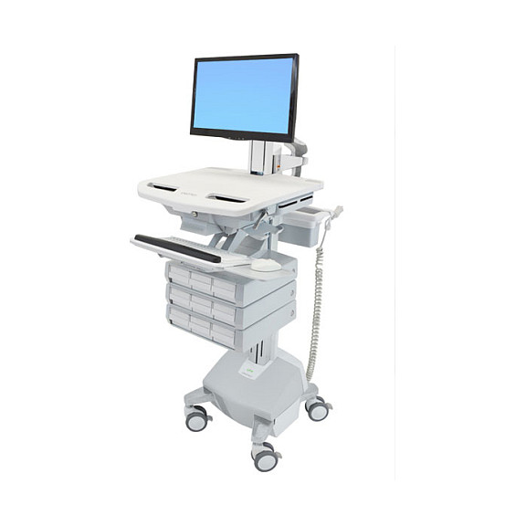 Medicinska kolica ERGOTRON StyleView SV43-1390-0 (LiFe napajanje, nosač za LCD, 9 ladica)-0