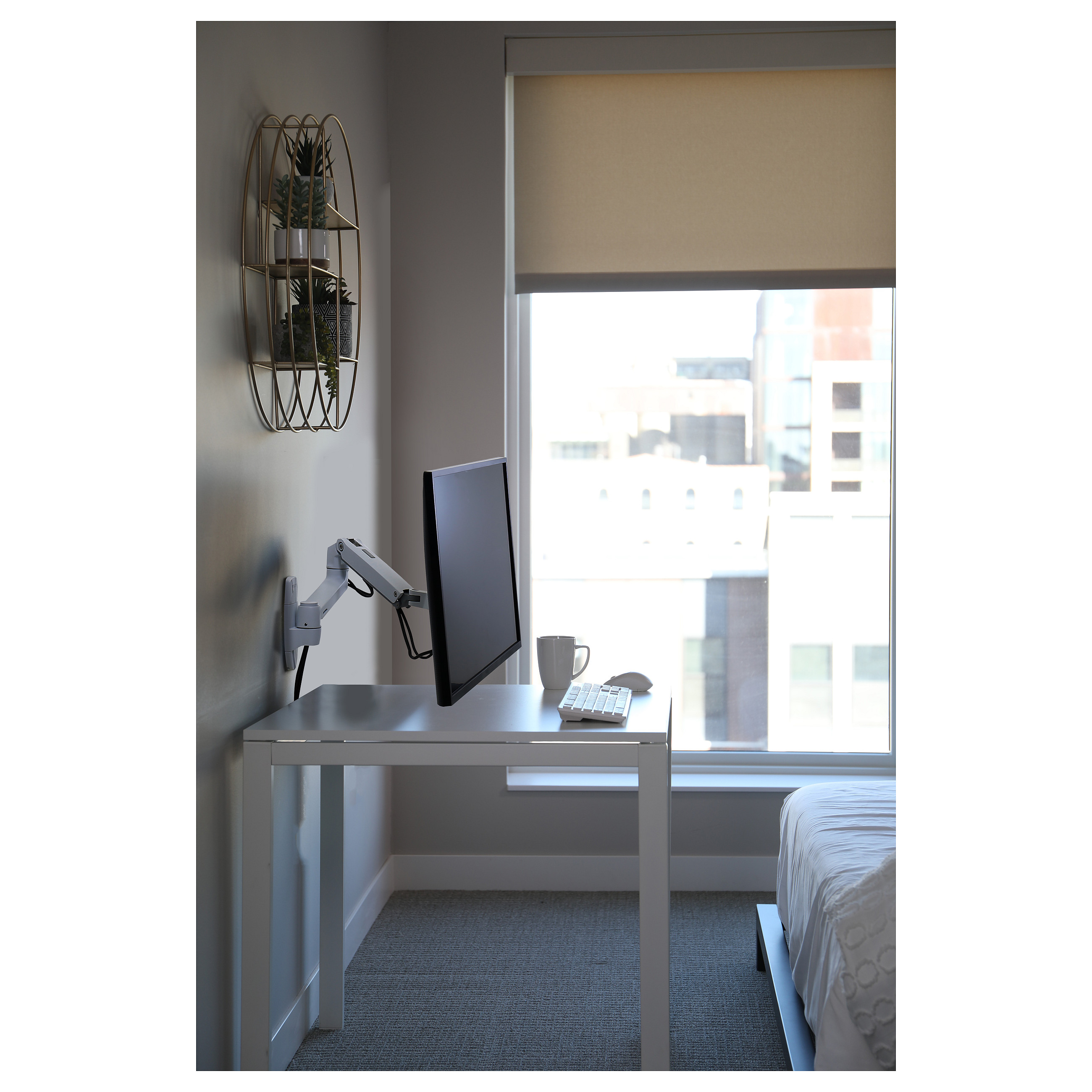 Zidni nosač za monitor ERGOTRON LX Wall Mount Arm (do 34", 11.3 kg, VESA), bijeli-7