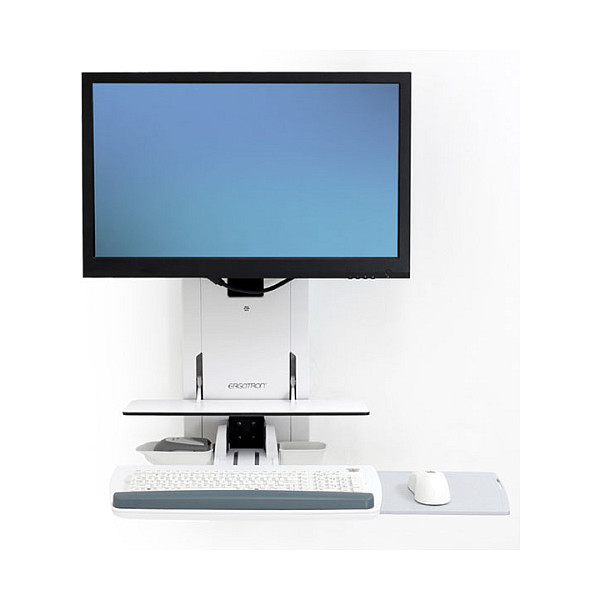 Zidni nosač ERGOTRON StyleView Sit-Stand Vertical Lift (60-609-216, VESA, do 11.3 kg, bijeli)-2