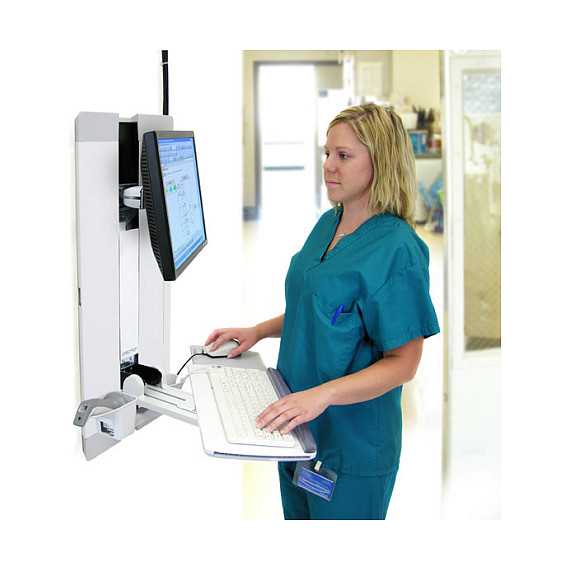 Zidni nosač za monitor ERGOTRON StyleView Vertical Lift (za 24" zaslon, VESA, bijeli)-2